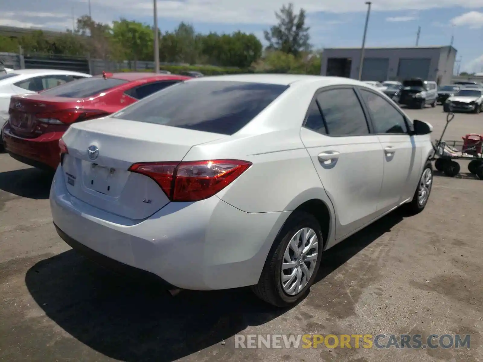 4 Photograph of a damaged car 5YFBURHE7KP876607 TOYOTA COROLLA 2019