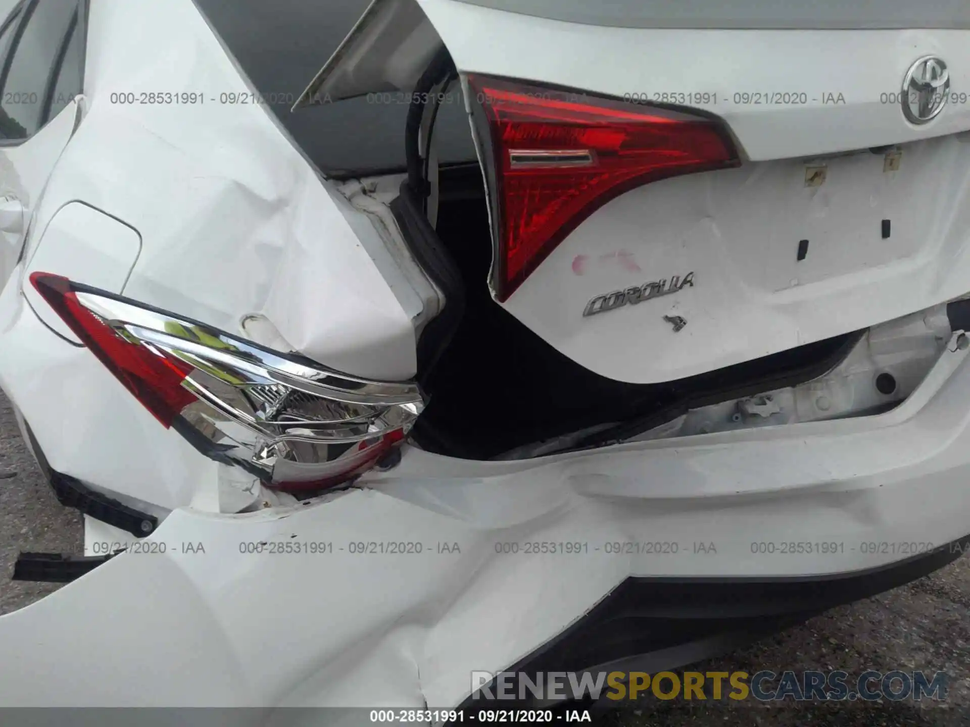 6 Photograph of a damaged car 5YFBURHE7KP876624 TOYOTA COROLLA 2019