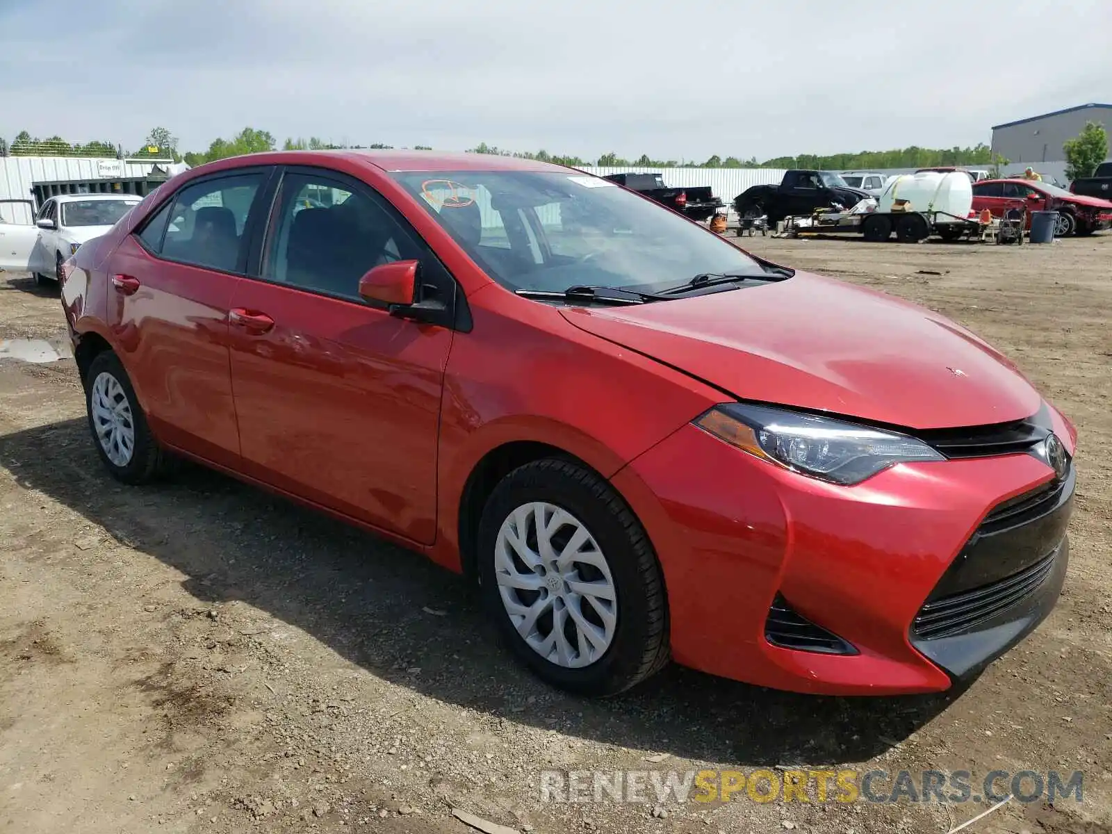 1 Photograph of a damaged car 5YFBURHE7KP877496 TOYOTA COROLLA 2019