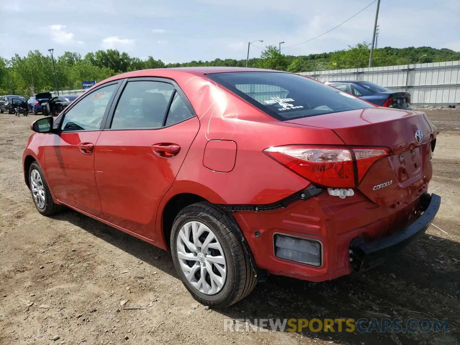 3 Photograph of a damaged car 5YFBURHE7KP877496 TOYOTA COROLLA 2019