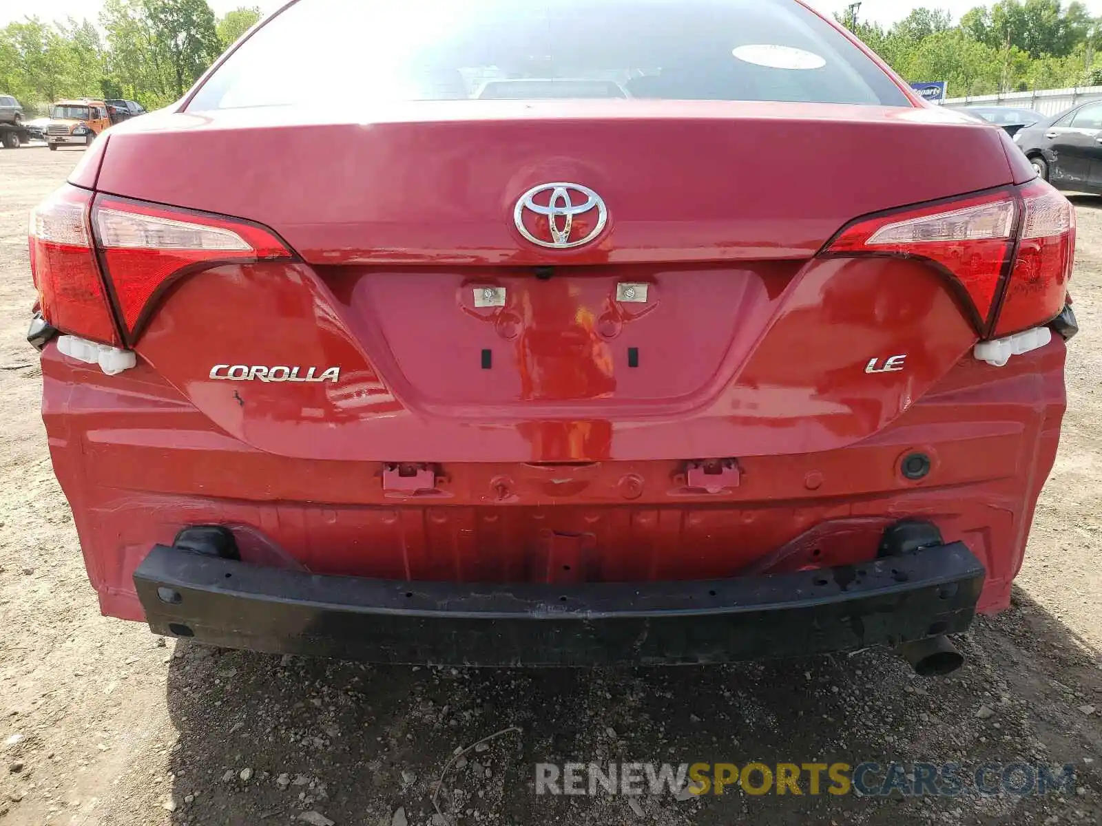 9 Photograph of a damaged car 5YFBURHE7KP877496 TOYOTA COROLLA 2019