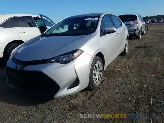 2 Photograph of a damaged car 5YFBURHE7KP877627 TOYOTA COROLLA 2019