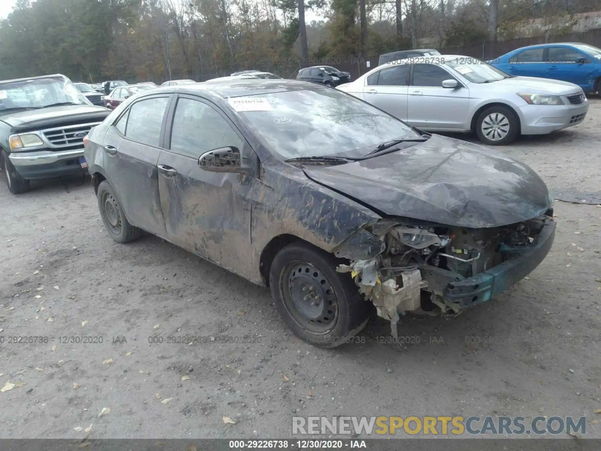 1 Photograph of a damaged car 5YFBURHE7KP877773 TOYOTA COROLLA 2019