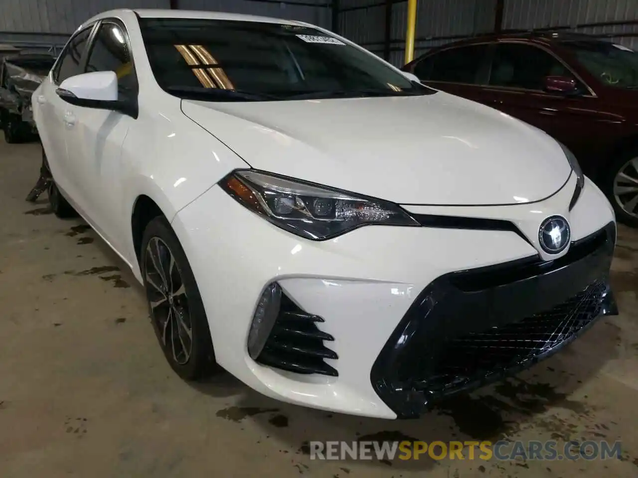 1 Photograph of a damaged car 5YFBURHE7KP879264 TOYOTA COROLLA 2019