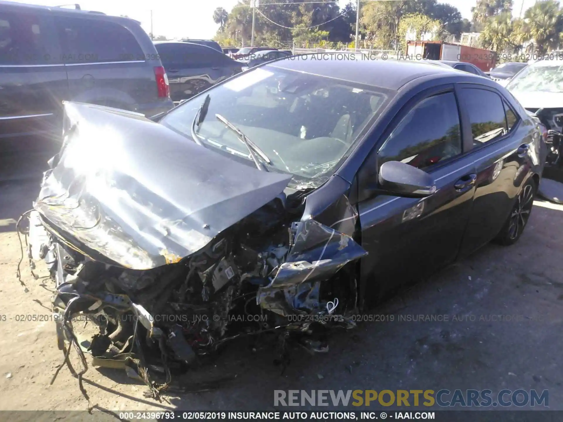 2 Photograph of a damaged car 5YFBURHE7KP879281 TOYOTA COROLLA 2019