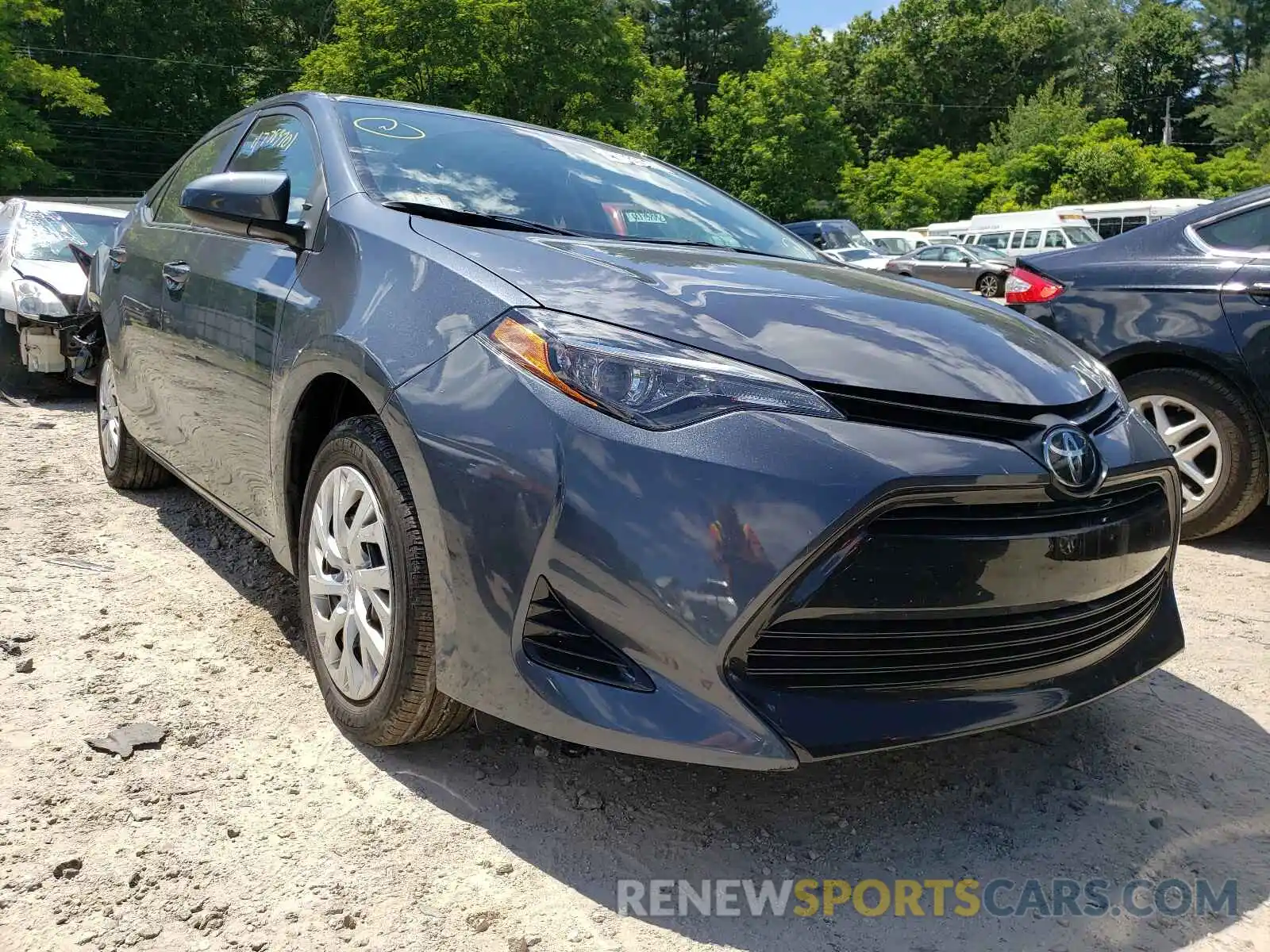 1 Photograph of a damaged car 5YFBURHE7KP879328 TOYOTA COROLLA 2019