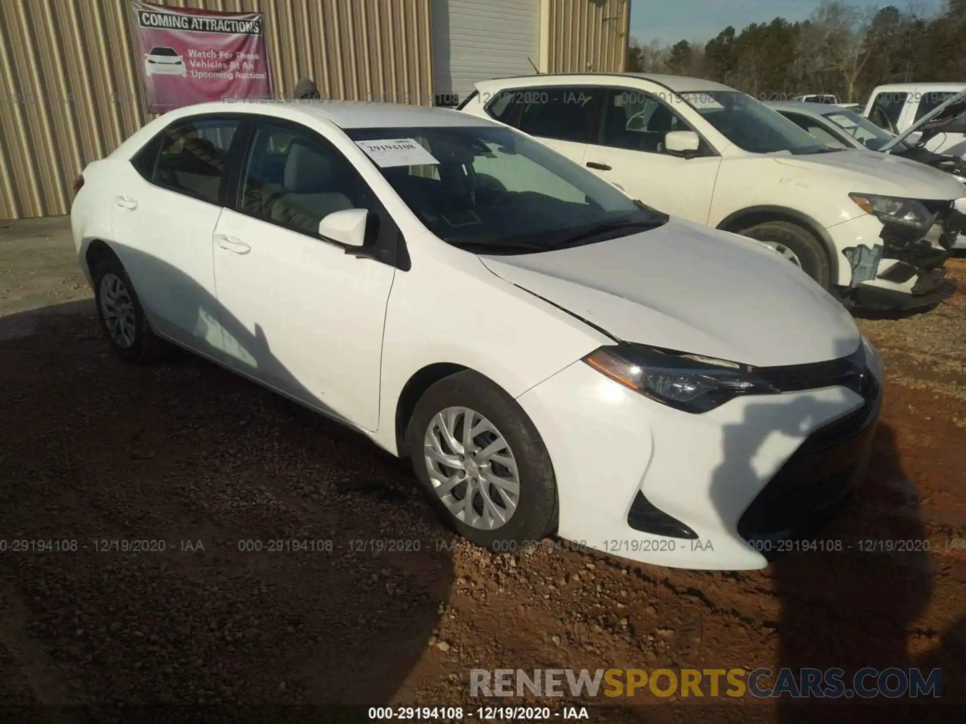 1 Photograph of a damaged car 5YFBURHE7KP879510 TOYOTA COROLLA 2019