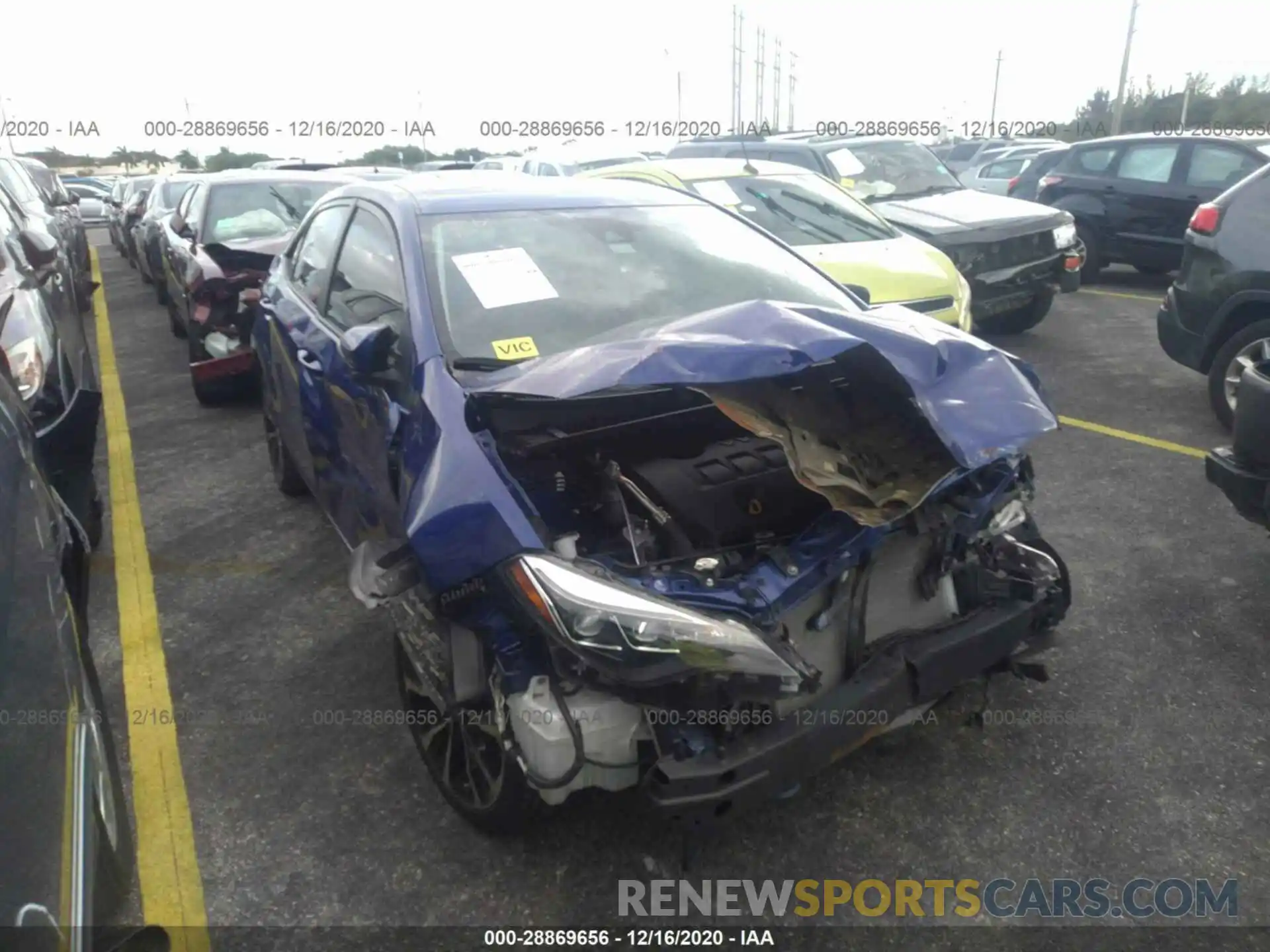 5 Photograph of a damaged car 5YFBURHE7KP880009 TOYOTA COROLLA 2019