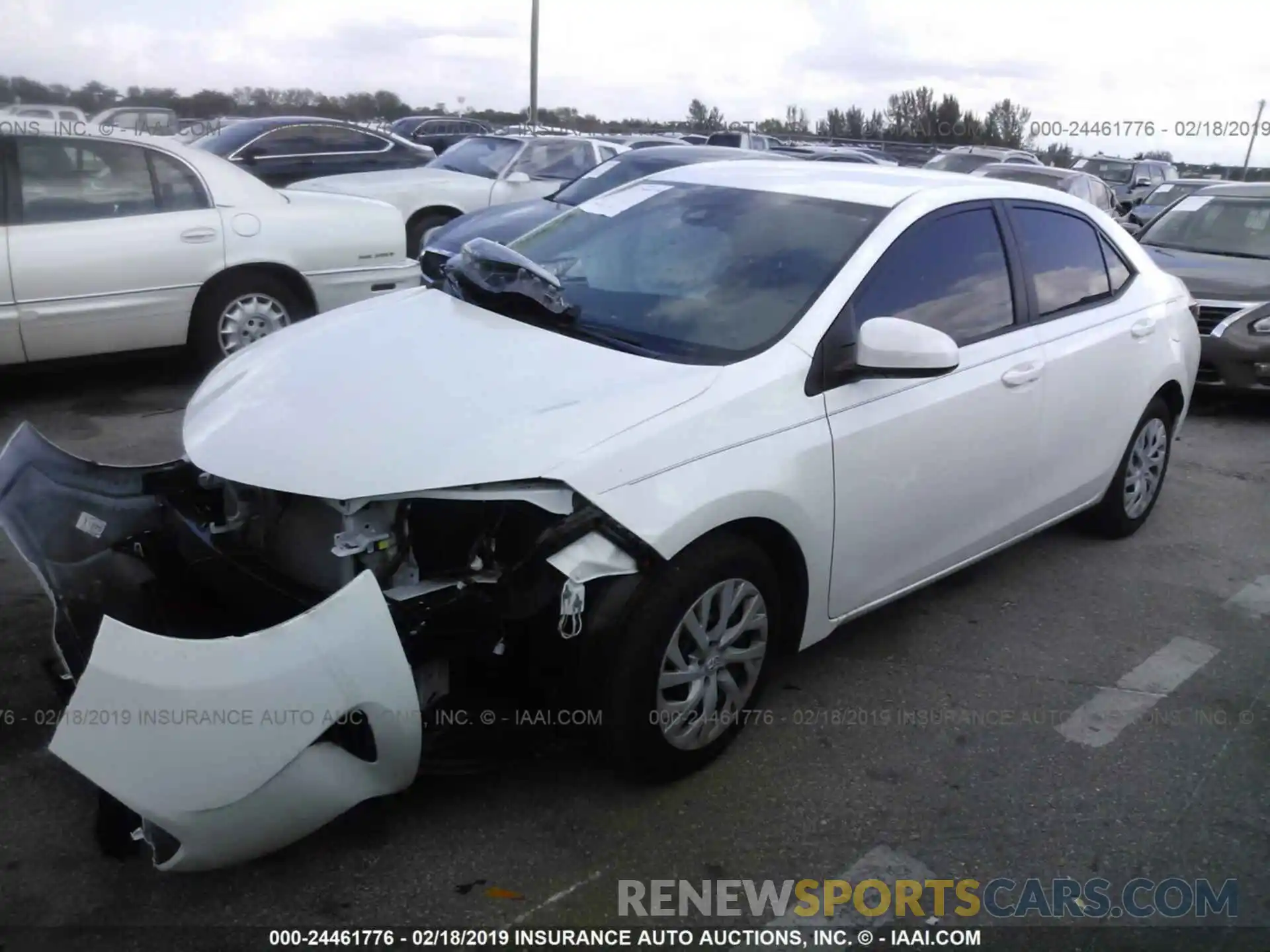 2 Photograph of a damaged car 5YFBURHE7KP880561 TOYOTA COROLLA 2019