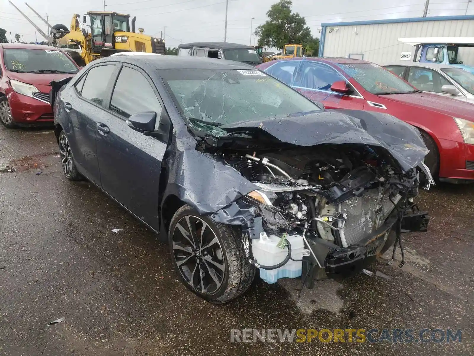 1 Photograph of a damaged car 5YFBURHE7KP881757 TOYOTA COROLLA 2019