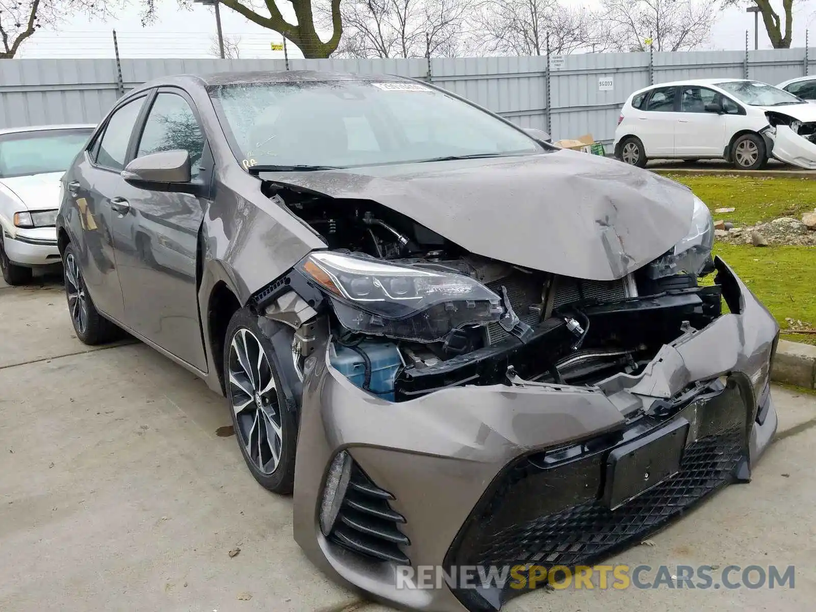 1 Photograph of a damaged car 5YFBURHE7KP881810 TOYOTA COROLLA 2019