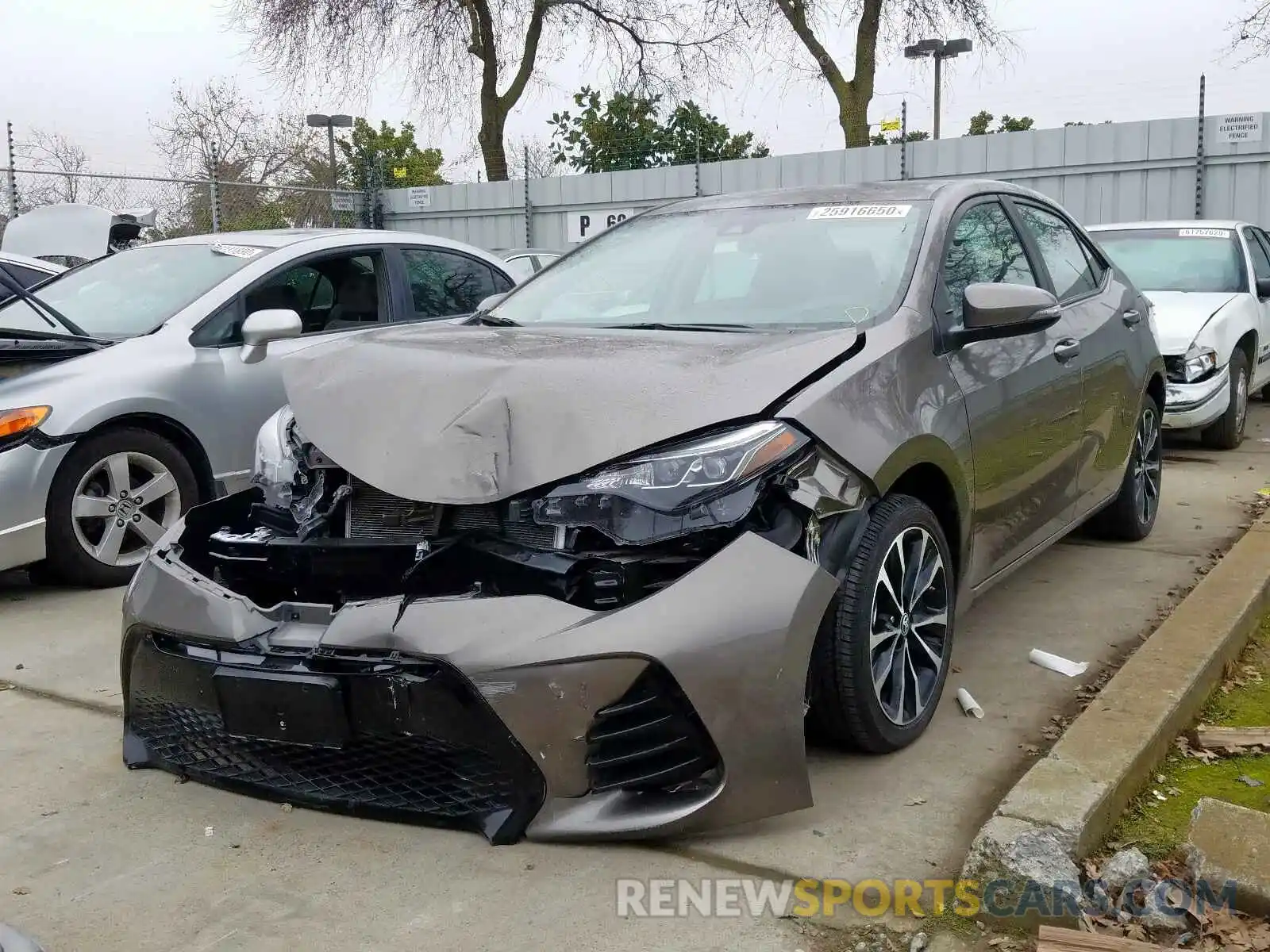 2 Photograph of a damaged car 5YFBURHE7KP881810 TOYOTA COROLLA 2019