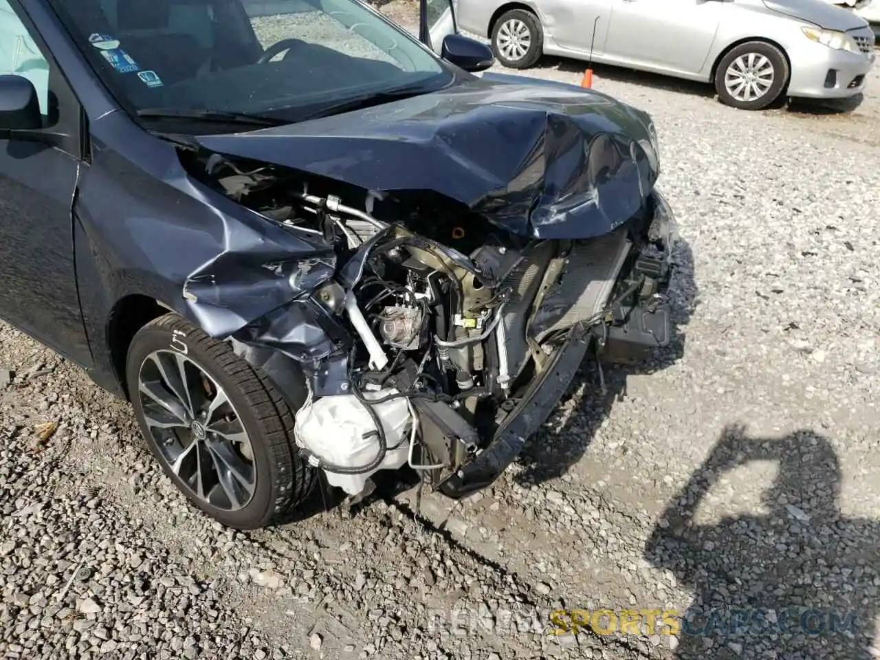 9 Photograph of a damaged car 5YFBURHE7KP881869 TOYOTA COROLLA 2019