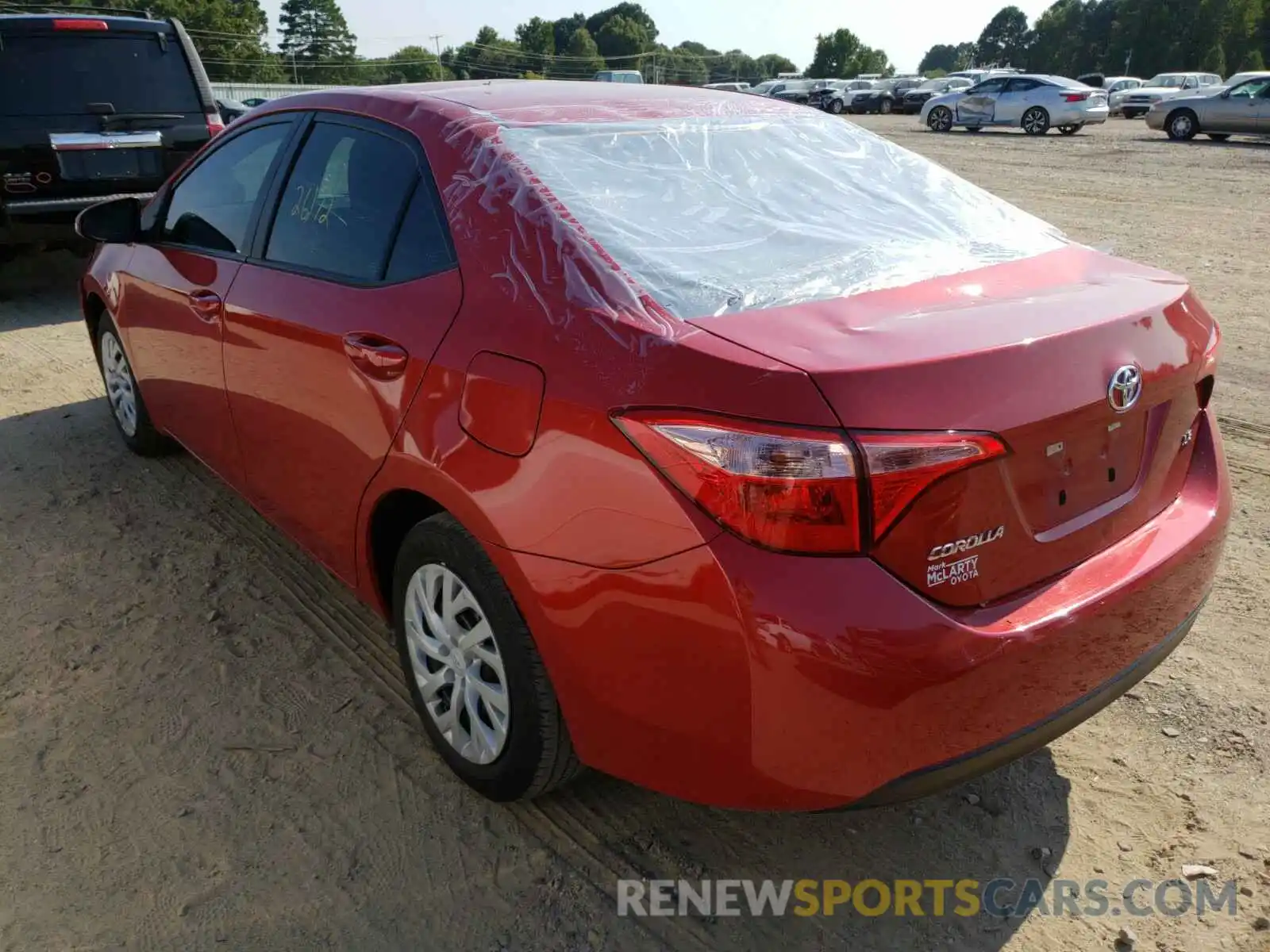 3 Photograph of a damaged car 5YFBURHE7KP882391 TOYOTA COROLLA 2019