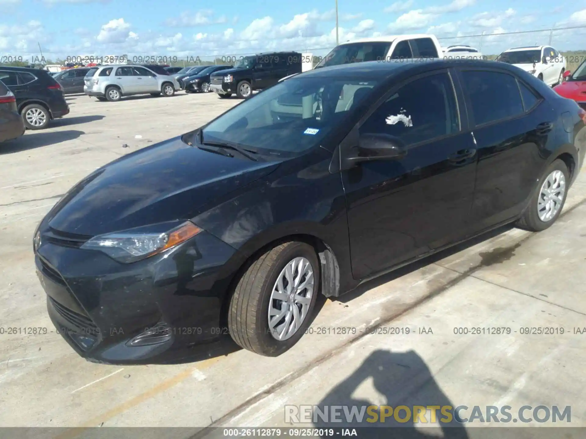 2 Photograph of a damaged car 5YFBURHE7KP884416 TOYOTA COROLLA 2019