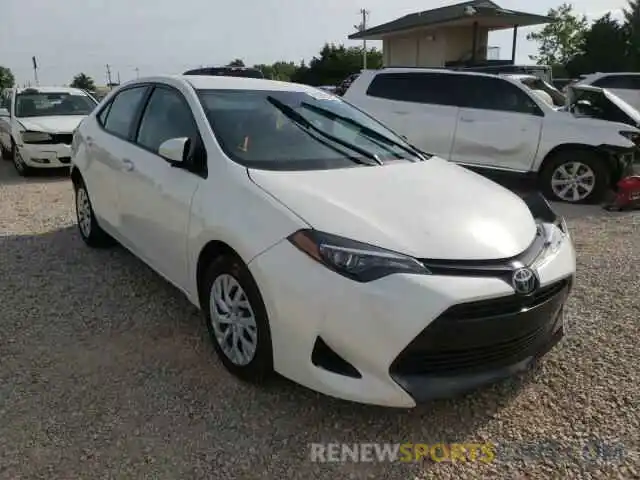 1 Photograph of a damaged car 5YFBURHE7KP884450 TOYOTA COROLLA 2019