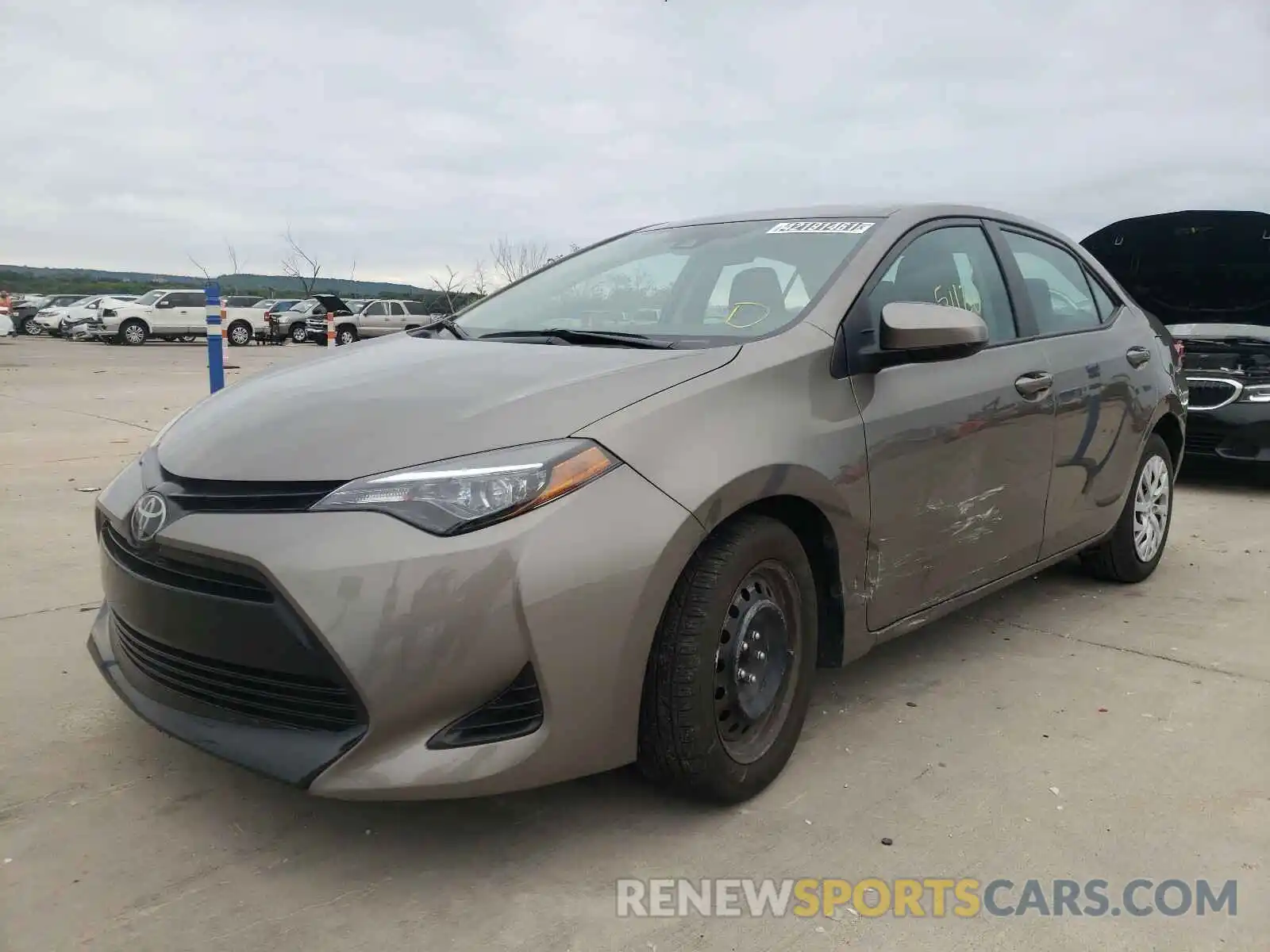 2 Photograph of a damaged car 5YFBURHE7KP884934 TOYOTA COROLLA 2019