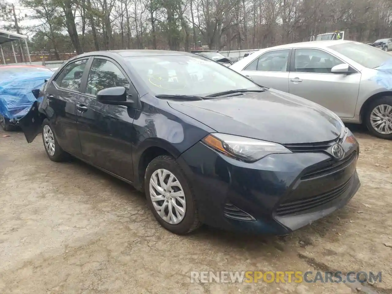 1 Photograph of a damaged car 5YFBURHE7KP884965 TOYOTA COROLLA 2019