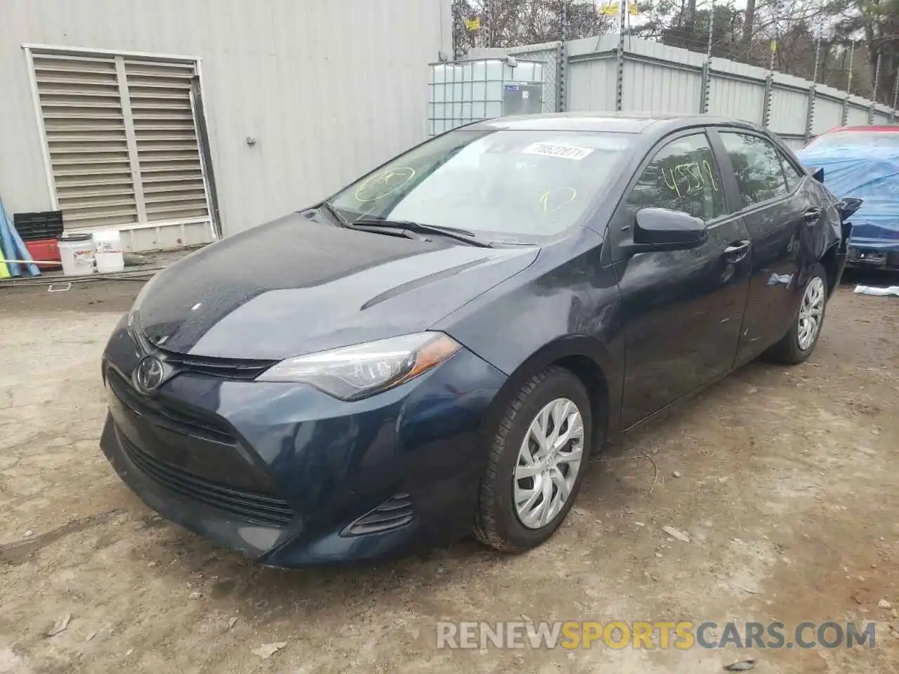 2 Photograph of a damaged car 5YFBURHE7KP884965 TOYOTA COROLLA 2019