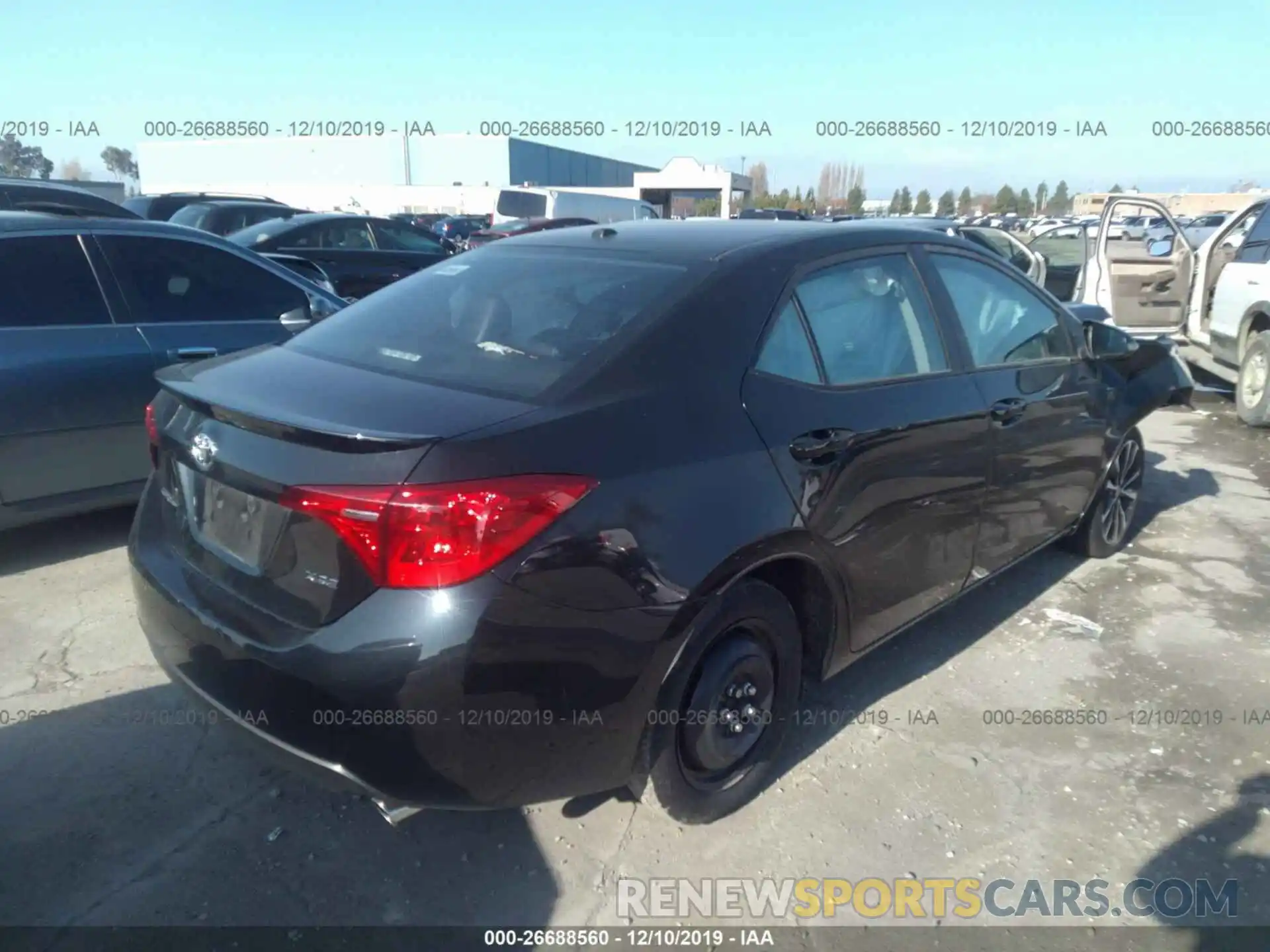 4 Photograph of a damaged car 5YFBURHE7KP885601 TOYOTA COROLLA 2019