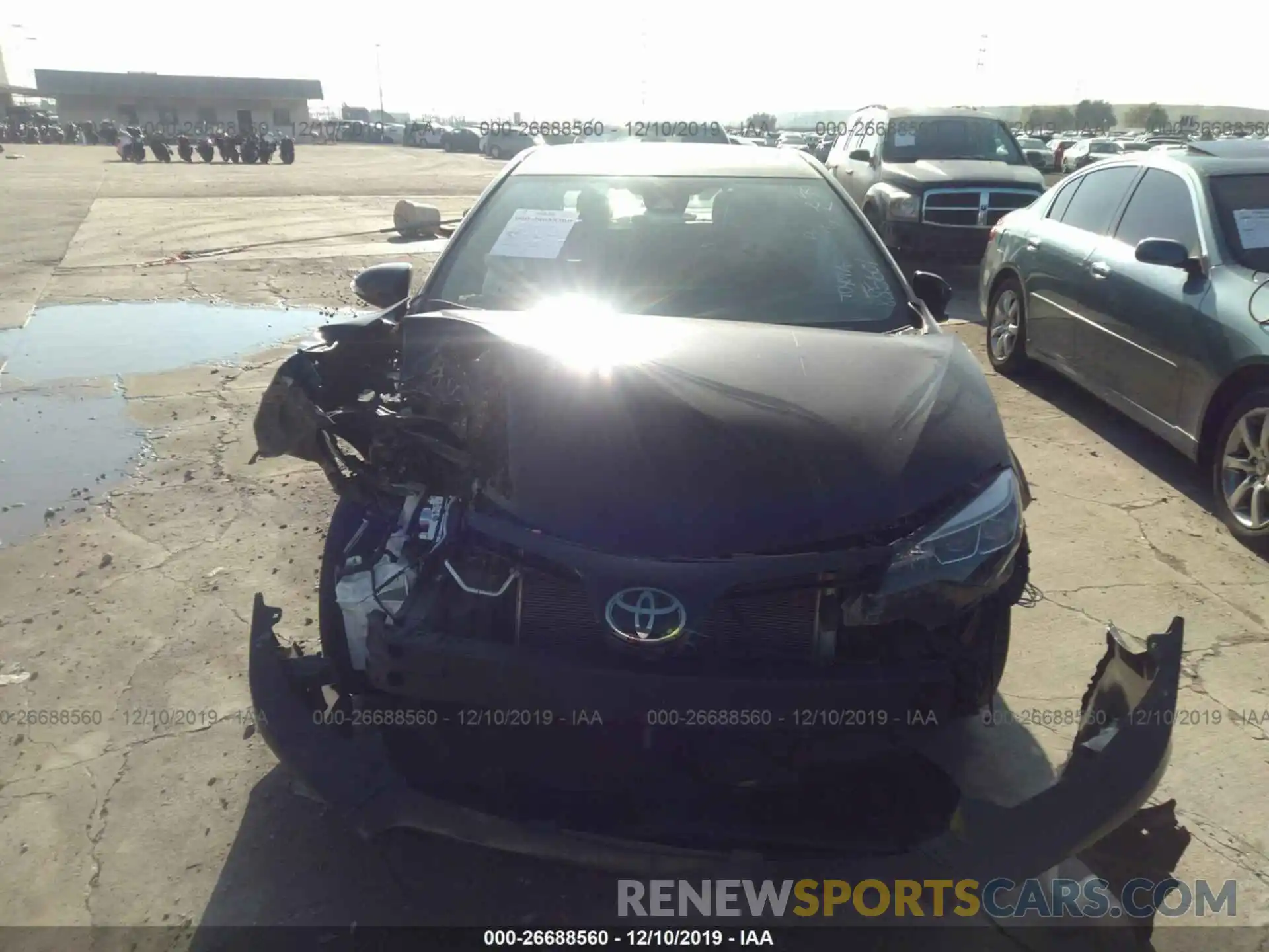 6 Photograph of a damaged car 5YFBURHE7KP885601 TOYOTA COROLLA 2019