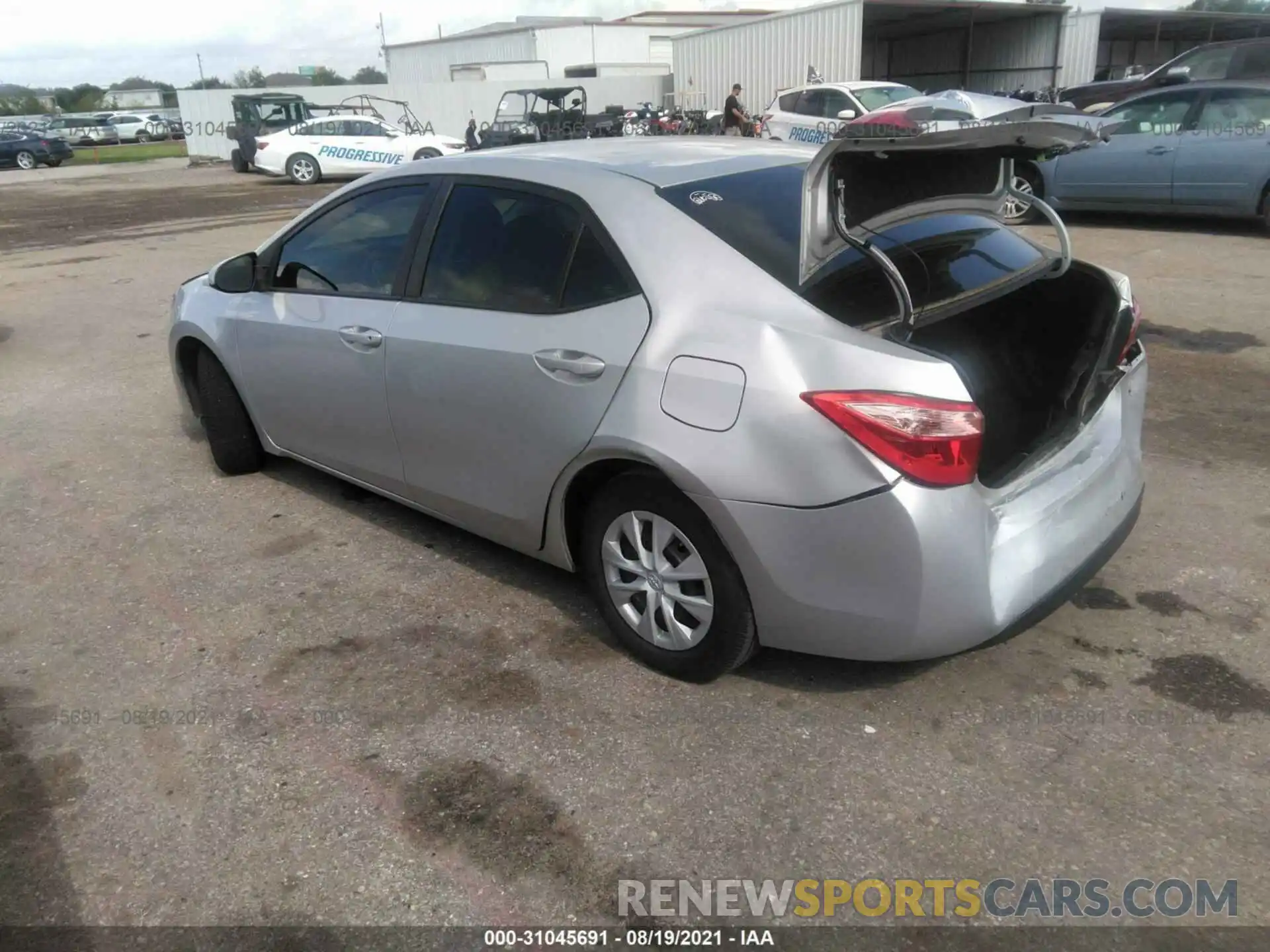 3 Photograph of a damaged car 5YFBURHE7KP886103 TOYOTA COROLLA 2019