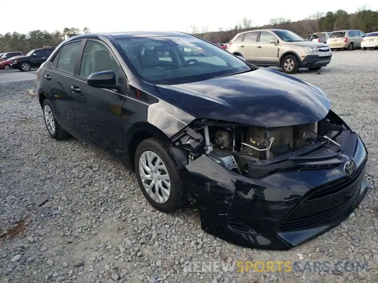 1 Photograph of a damaged car 5YFBURHE7KP886263 TOYOTA COROLLA 2019