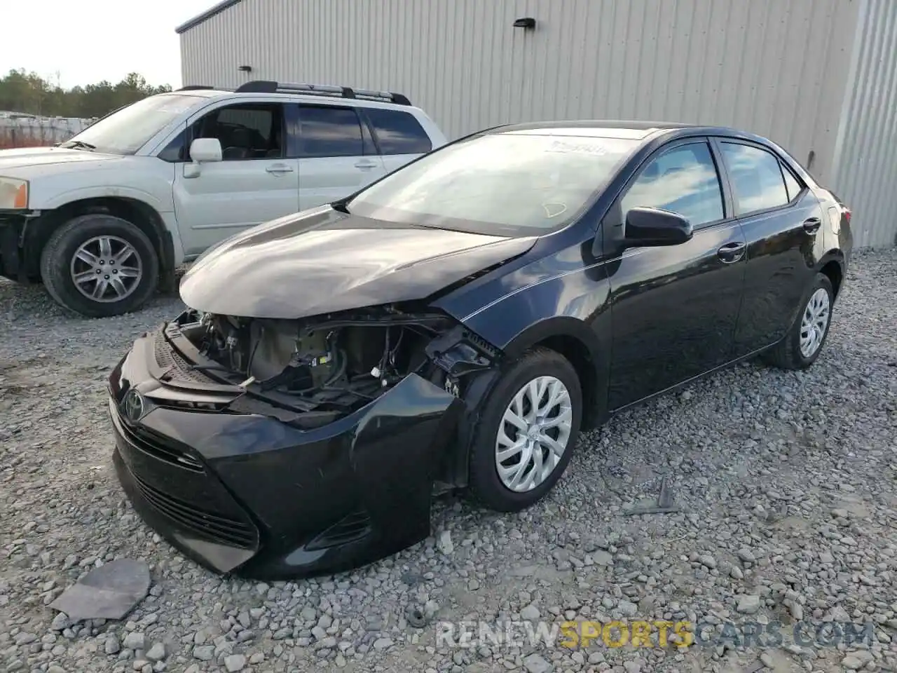 2 Photograph of a damaged car 5YFBURHE7KP886263 TOYOTA COROLLA 2019