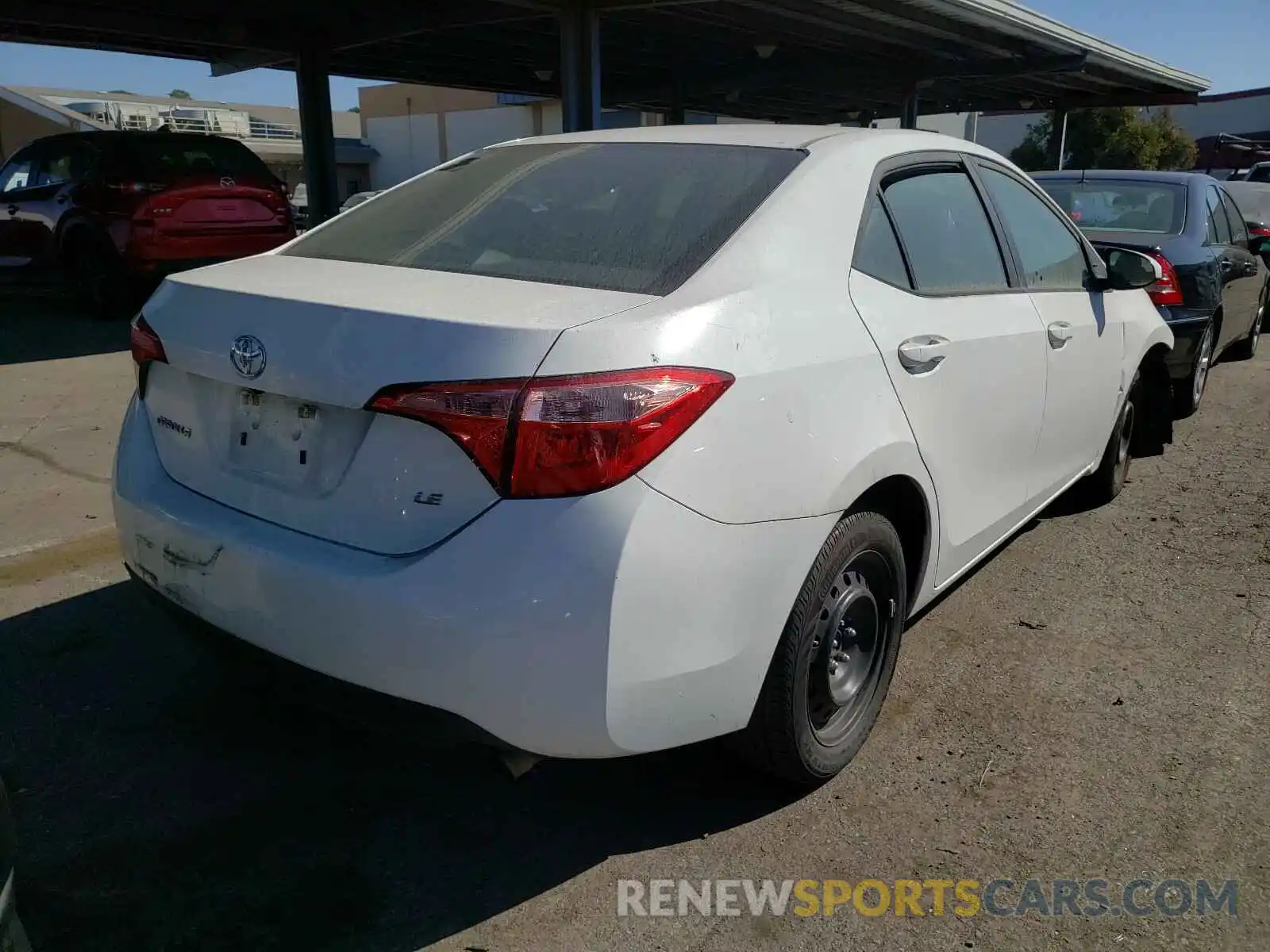 4 Photograph of a damaged car 5YFBURHE7KP886358 TOYOTA COROLLA 2019