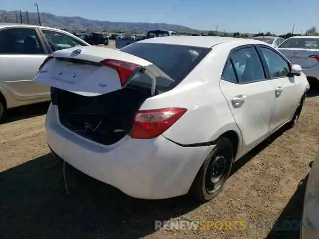 4 Photograph of a damaged car 5YFBURHE7KP886554 TOYOTA COROLLA 2019