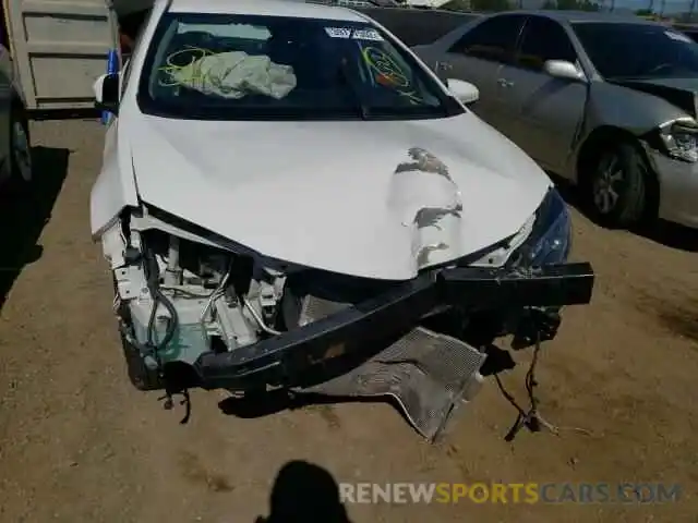 9 Photograph of a damaged car 5YFBURHE7KP886554 TOYOTA COROLLA 2019