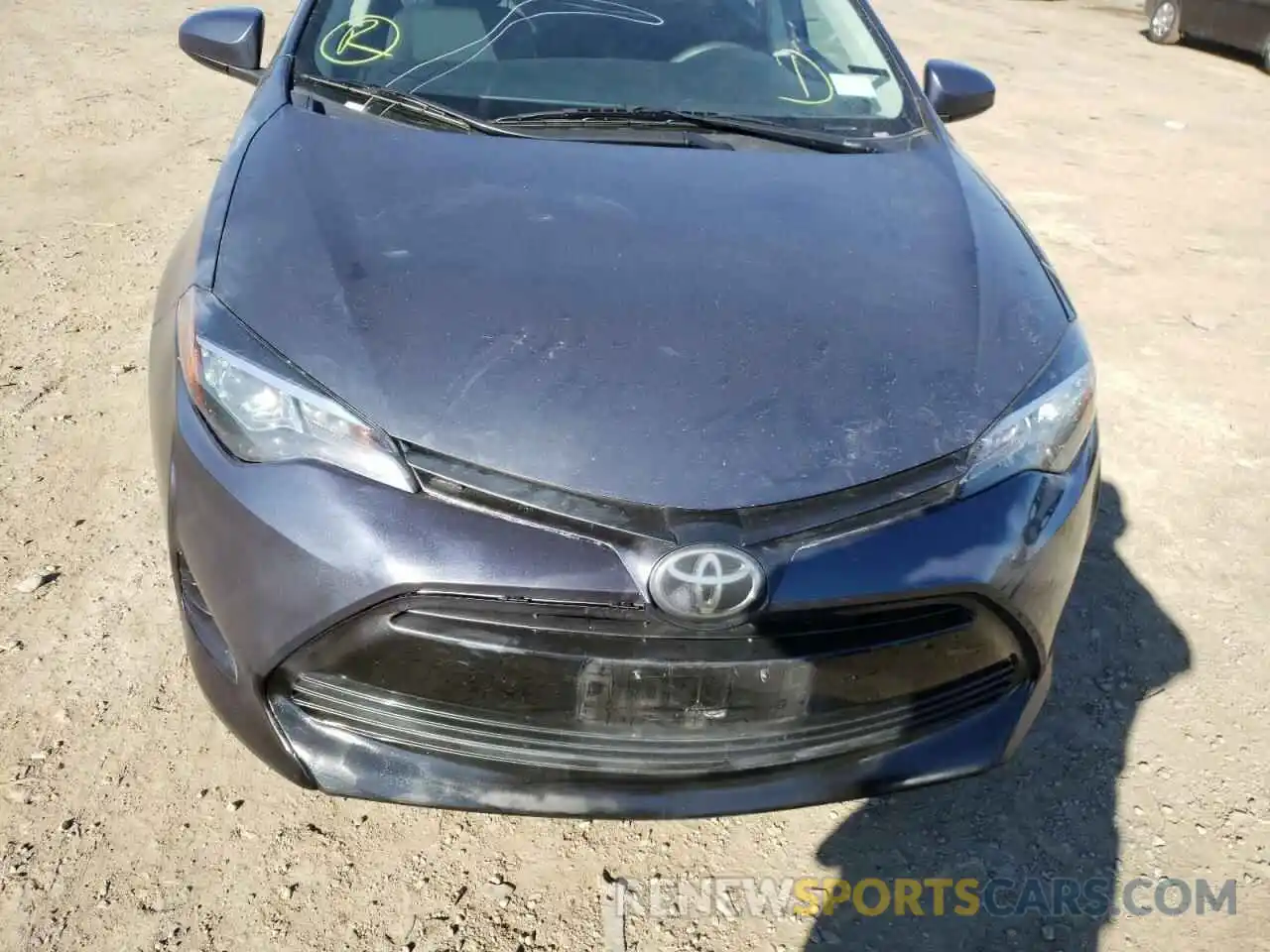 9 Photograph of a damaged car 5YFBURHE7KP886750 TOYOTA COROLLA 2019