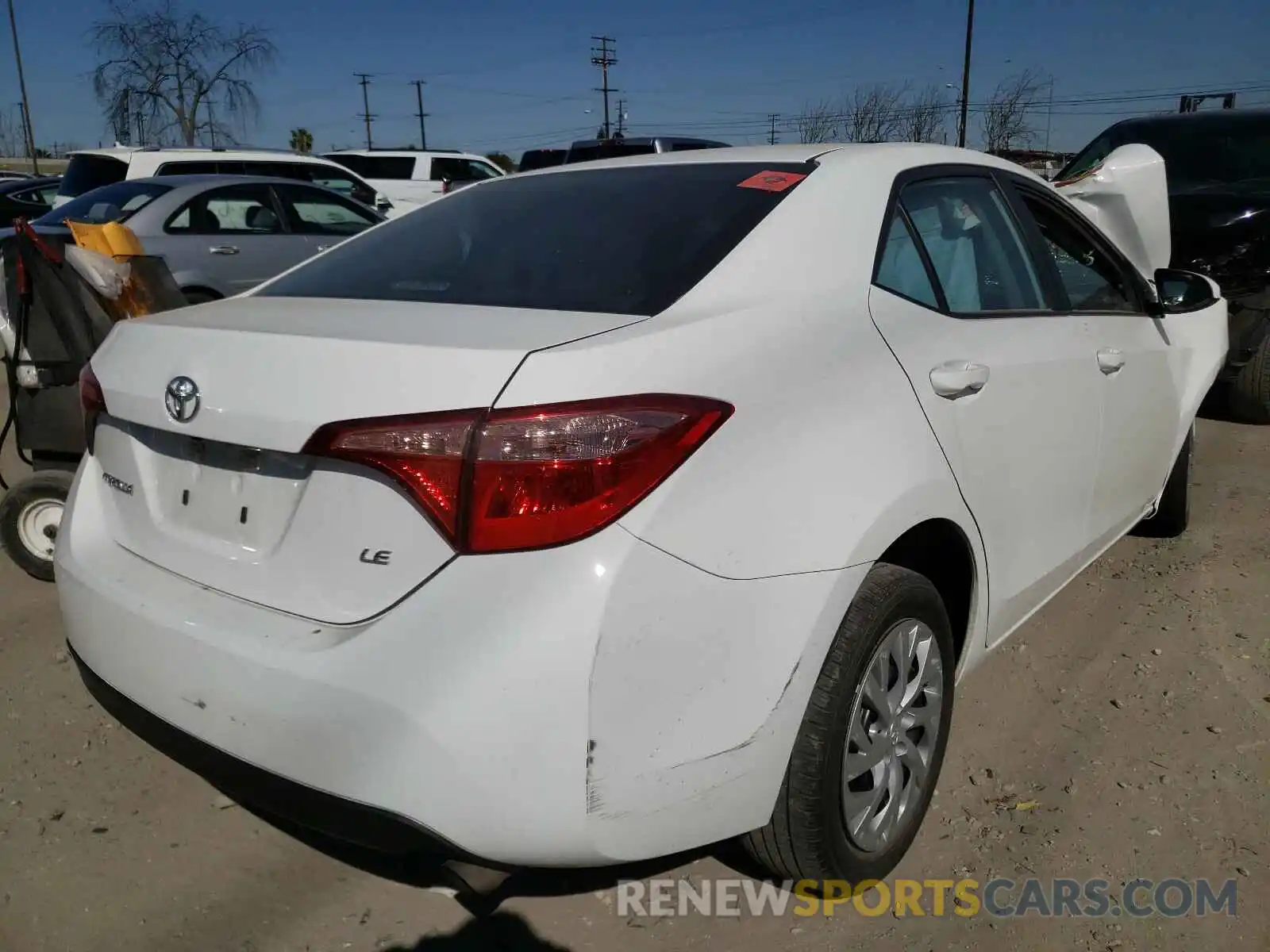 4 Photograph of a damaged car 5YFBURHE7KP887297 TOYOTA COROLLA 2019