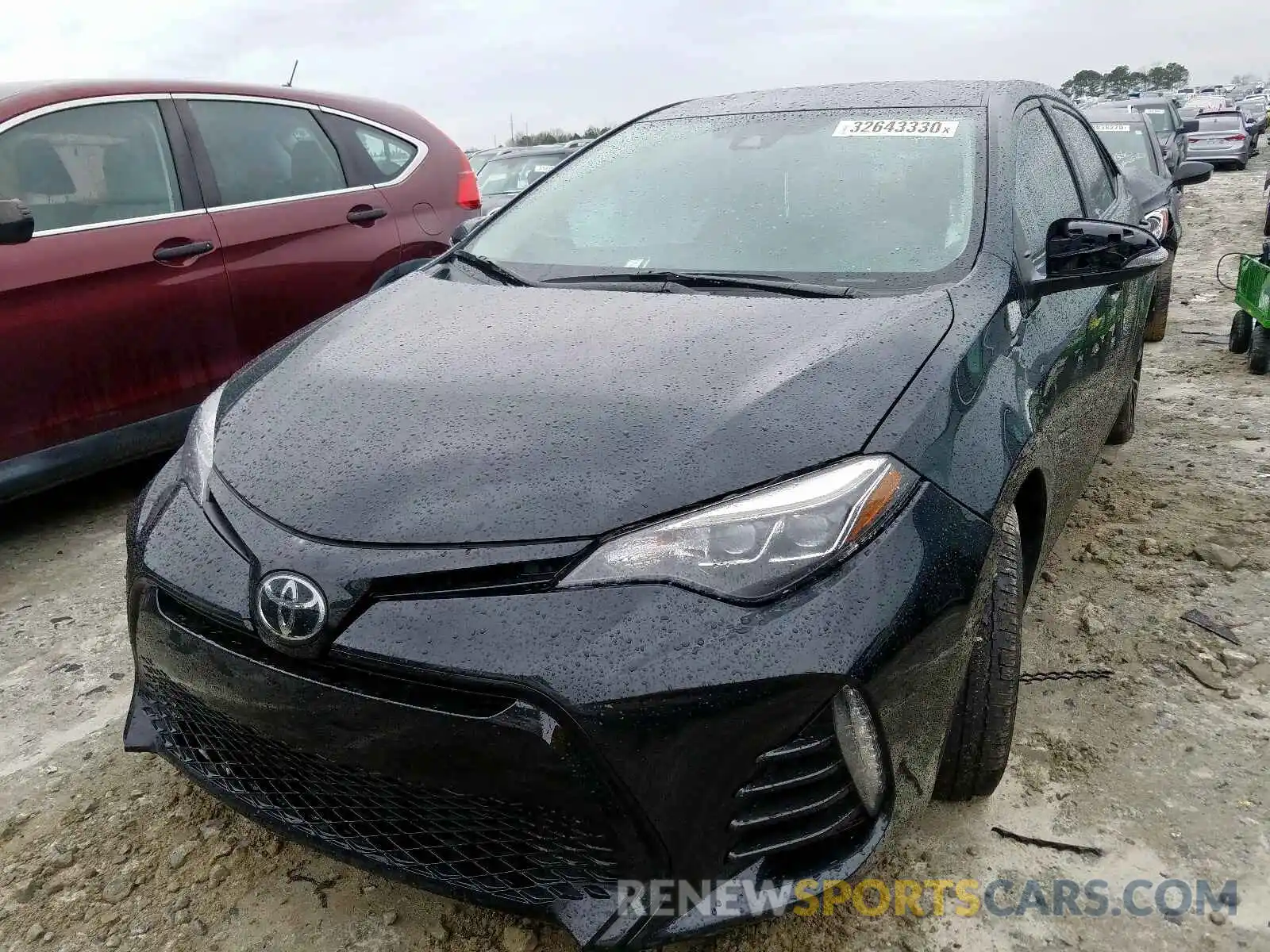 2 Photograph of a damaged car 5YFBURHE7KP887879 TOYOTA COROLLA 2019