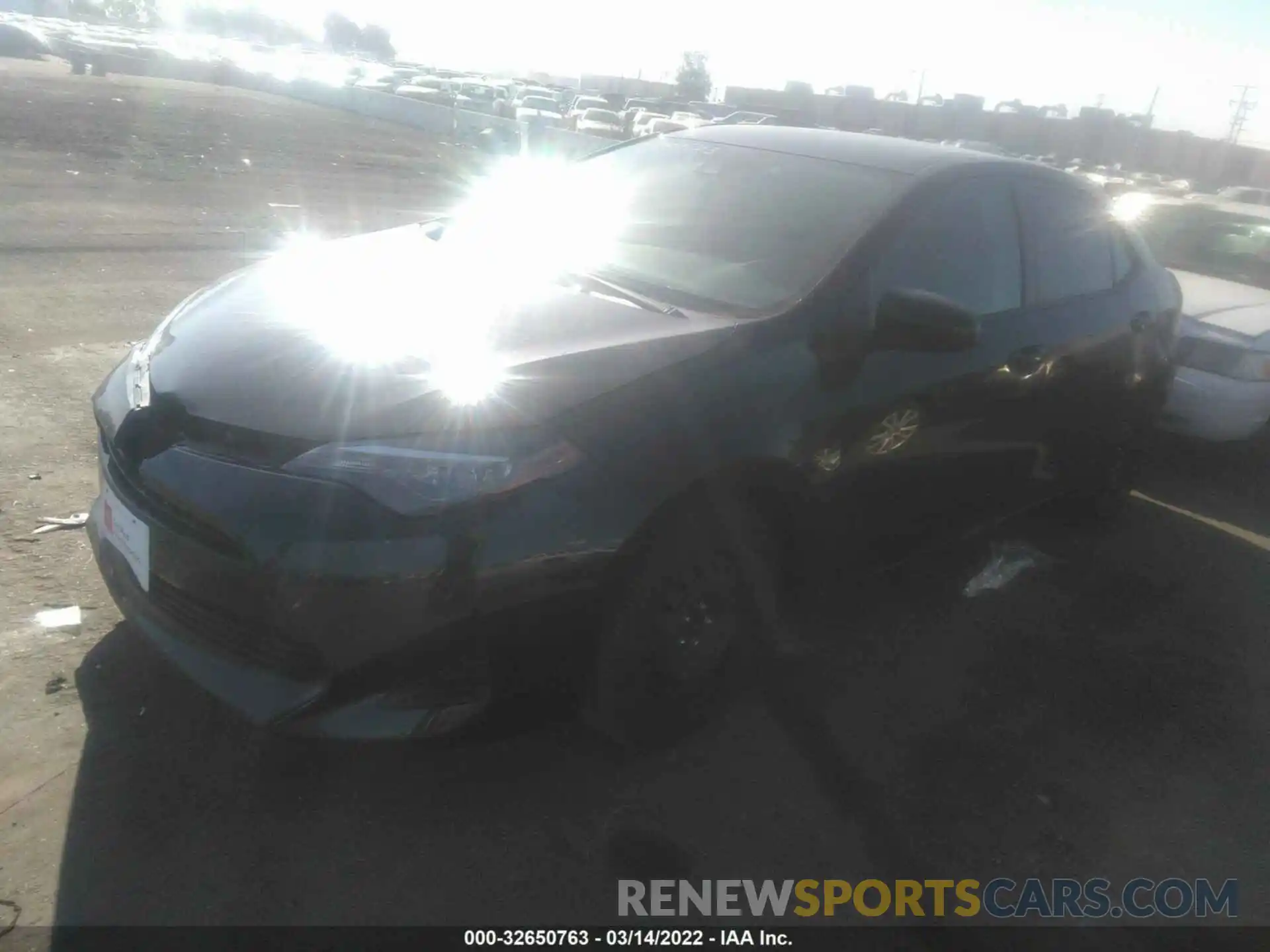 2 Photograph of a damaged car 5YFBURHE7KP888076 TOYOTA COROLLA 2019