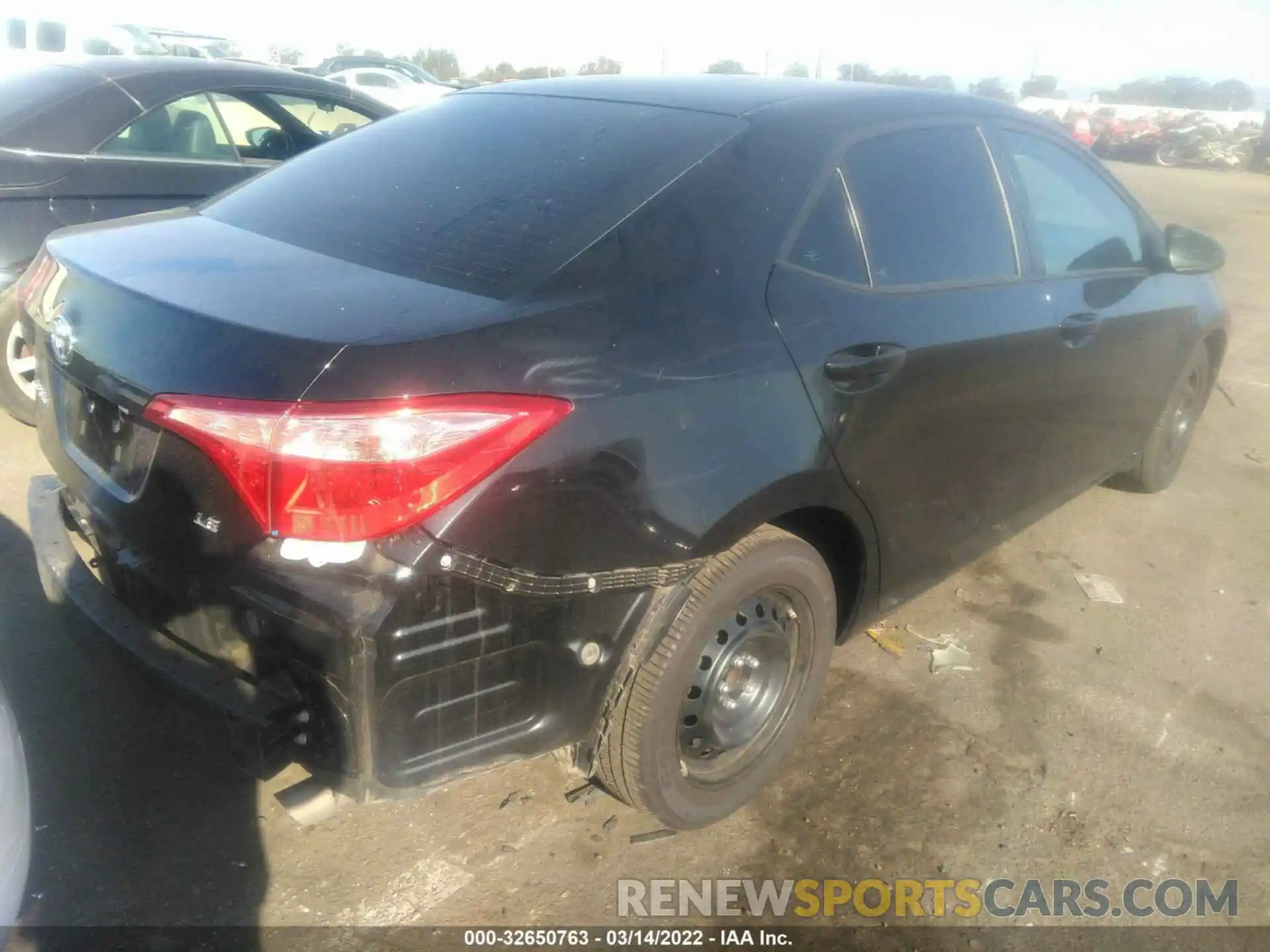 4 Photograph of a damaged car 5YFBURHE7KP888076 TOYOTA COROLLA 2019