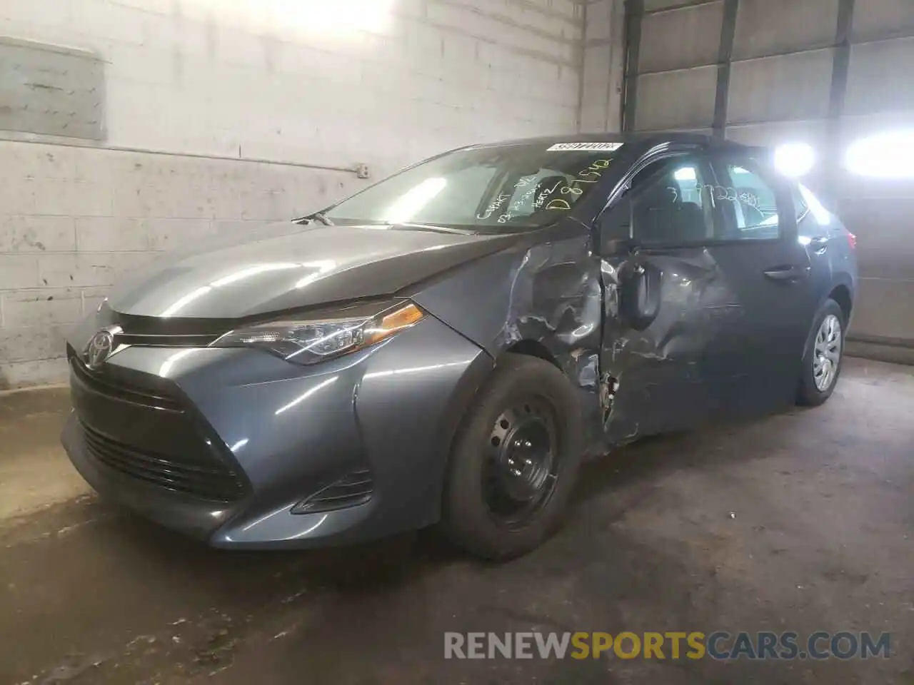 2 Photograph of a damaged car 5YFBURHE7KP888241 TOYOTA COROLLA 2019