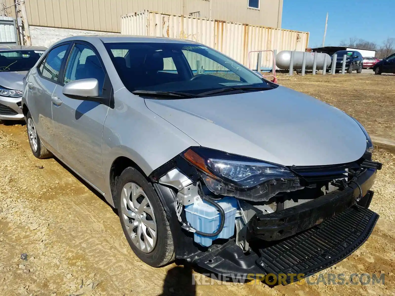 1 Photograph of a damaged car 5YFBURHE7KP888286 TOYOTA COROLLA 2019