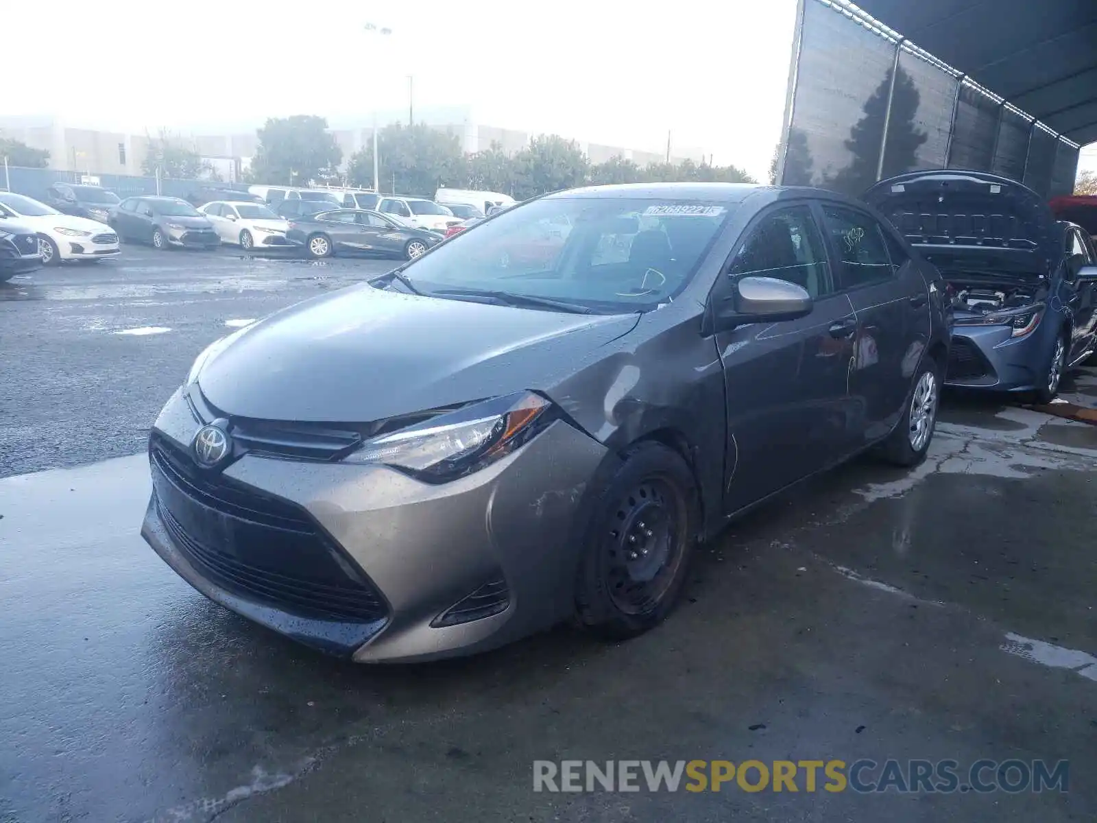 2 Photograph of a damaged car 5YFBURHE7KP888529 TOYOTA COROLLA 2019