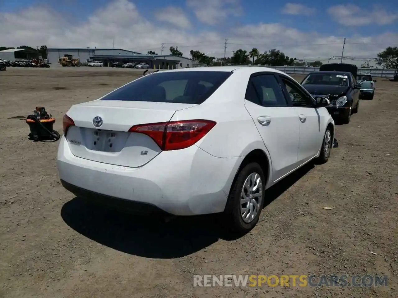 4 Photograph of a damaged car 5YFBURHE7KP889101 TOYOTA COROLLA 2019