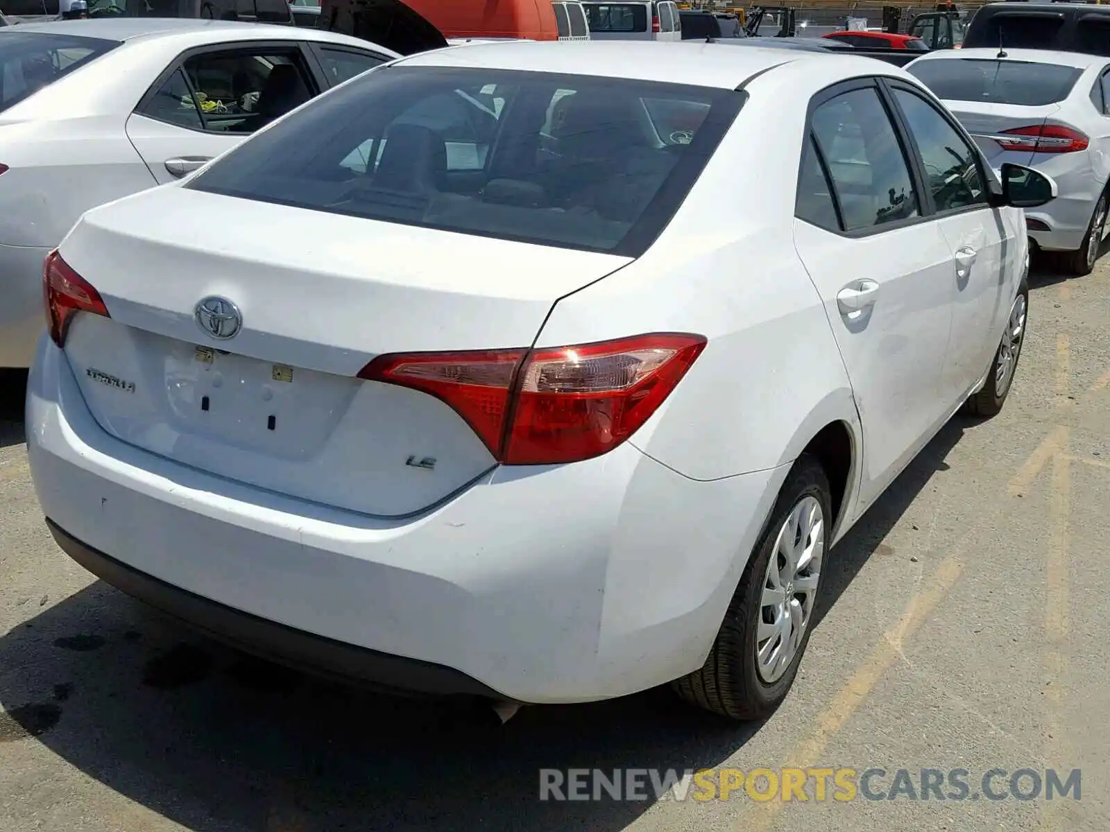 4 Photograph of a damaged car 5YFBURHE7KP889227 TOYOTA COROLLA 2019