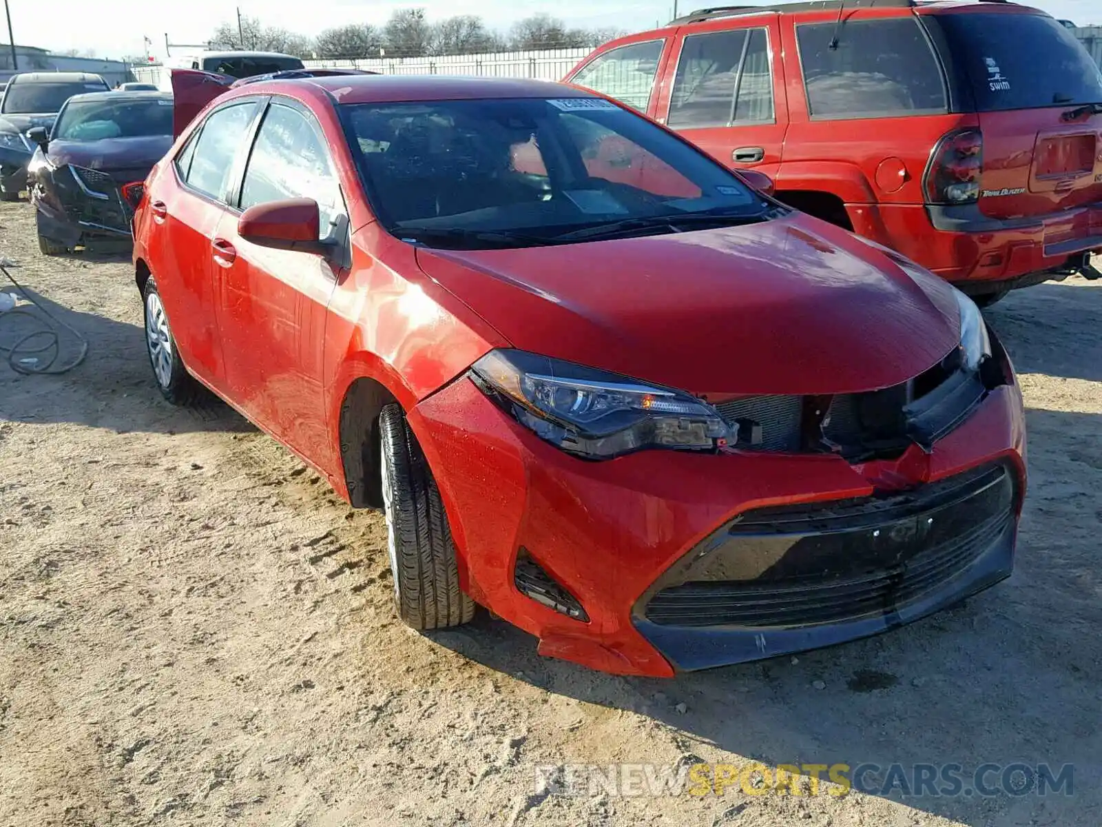 1 Photograph of a damaged car 5YFBURHE7KP889292 TOYOTA COROLLA 2019