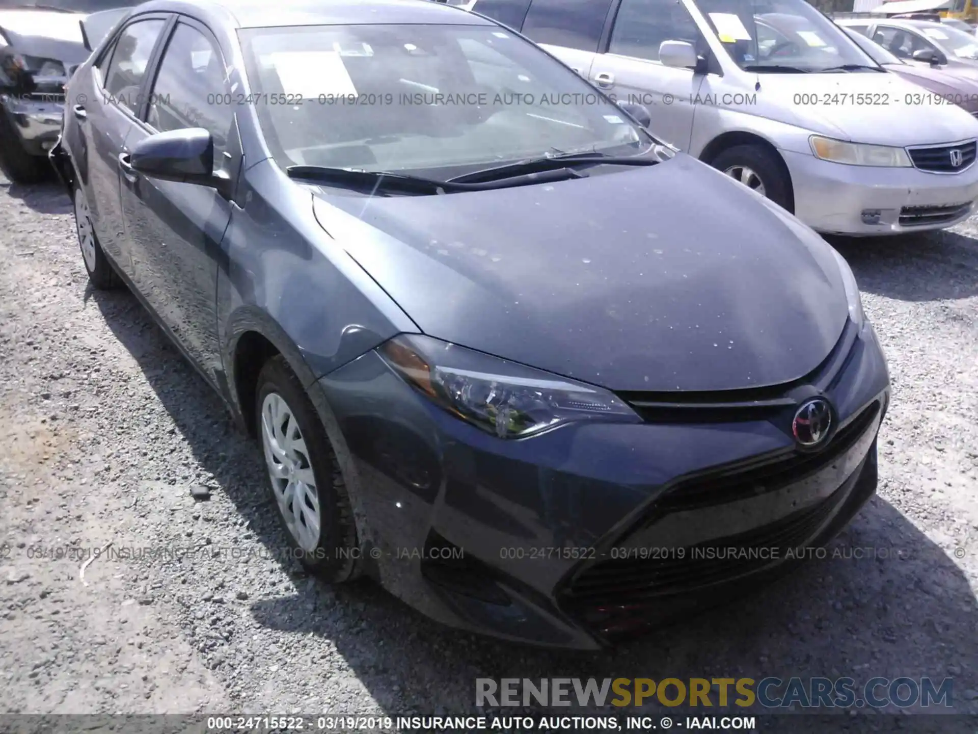 1 Photograph of a damaged car 5YFBURHE7KP889602 TOYOTA COROLLA 2019