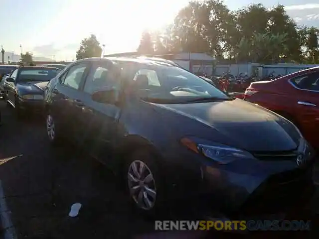 1 Photograph of a damaged car 5YFBURHE7KP889745 TOYOTA COROLLA 2019