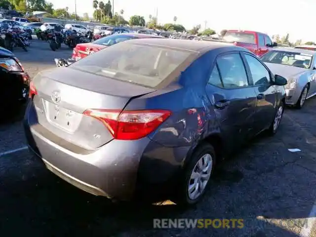 4 Photograph of a damaged car 5YFBURHE7KP889745 TOYOTA COROLLA 2019