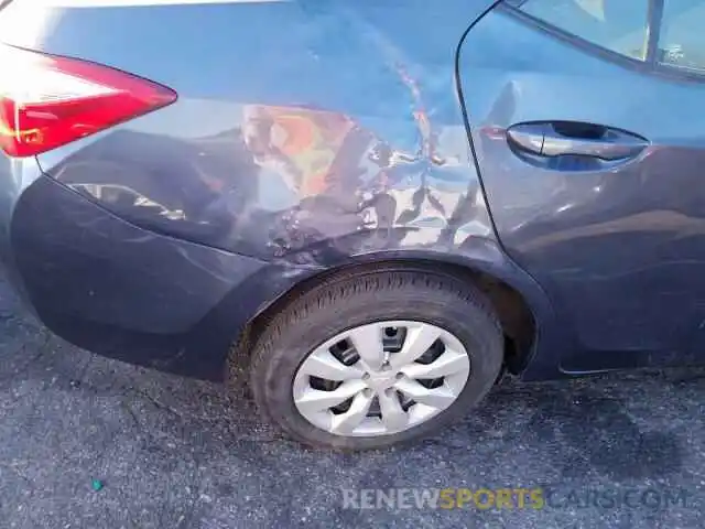 9 Photograph of a damaged car 5YFBURHE7KP889745 TOYOTA COROLLA 2019