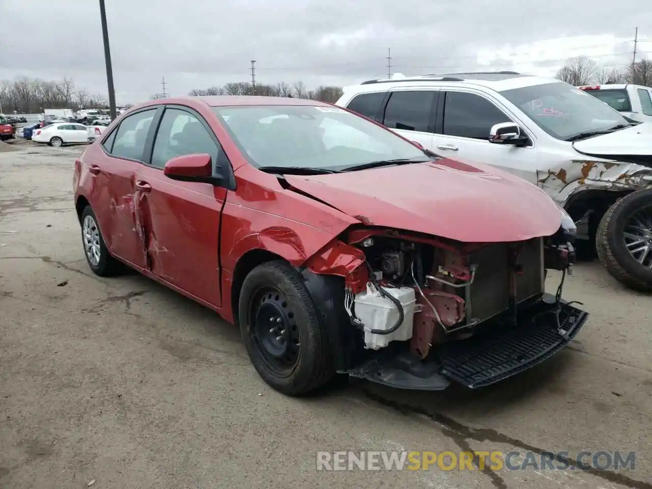 1 Photograph of a damaged car 5YFBURHE7KP890006 TOYOTA COROLLA 2019