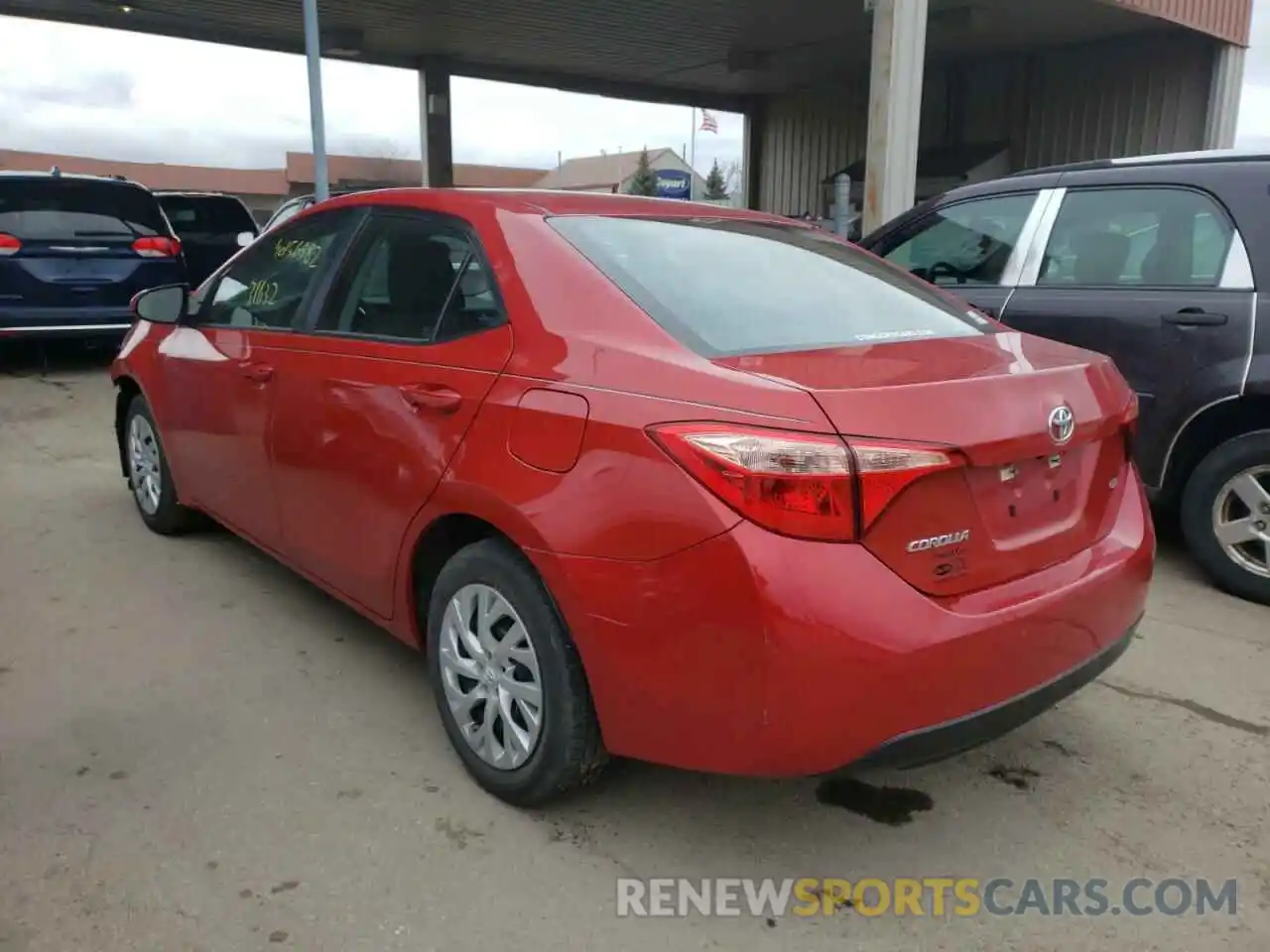 3 Photograph of a damaged car 5YFBURHE7KP890006 TOYOTA COROLLA 2019