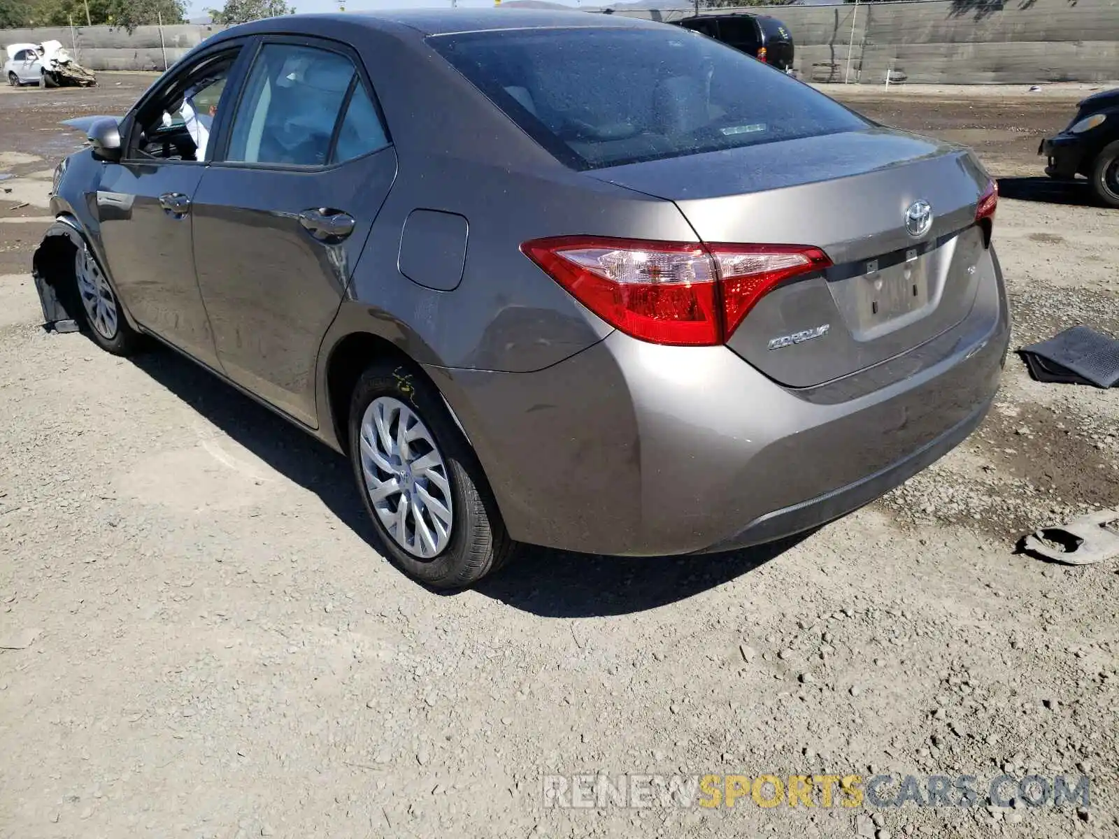 3 Photograph of a damaged car 5YFBURHE7KP891107 TOYOTA COROLLA 2019