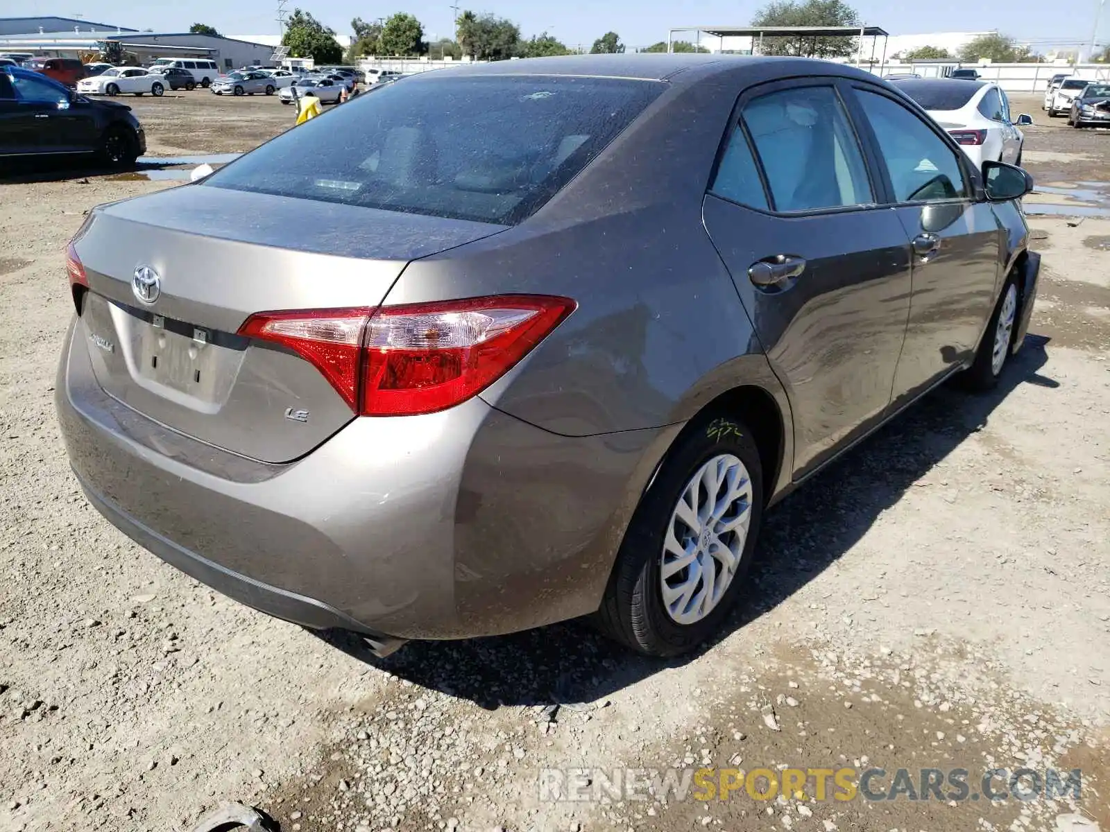 4 Photograph of a damaged car 5YFBURHE7KP891107 TOYOTA COROLLA 2019